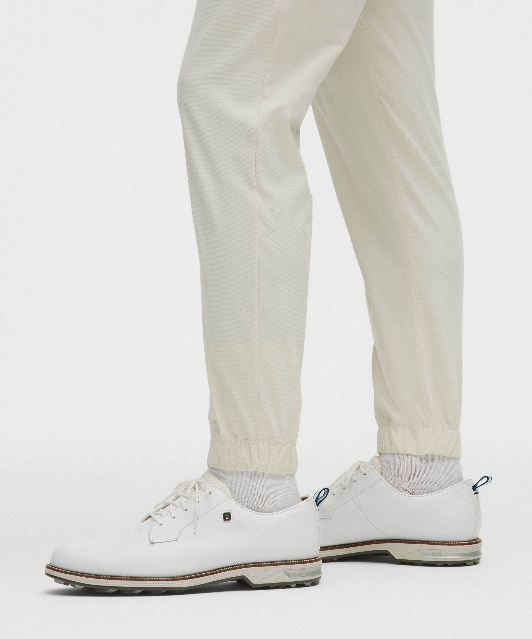 ABC Slim-Fit Fixed-Waist Golf Jogger - White