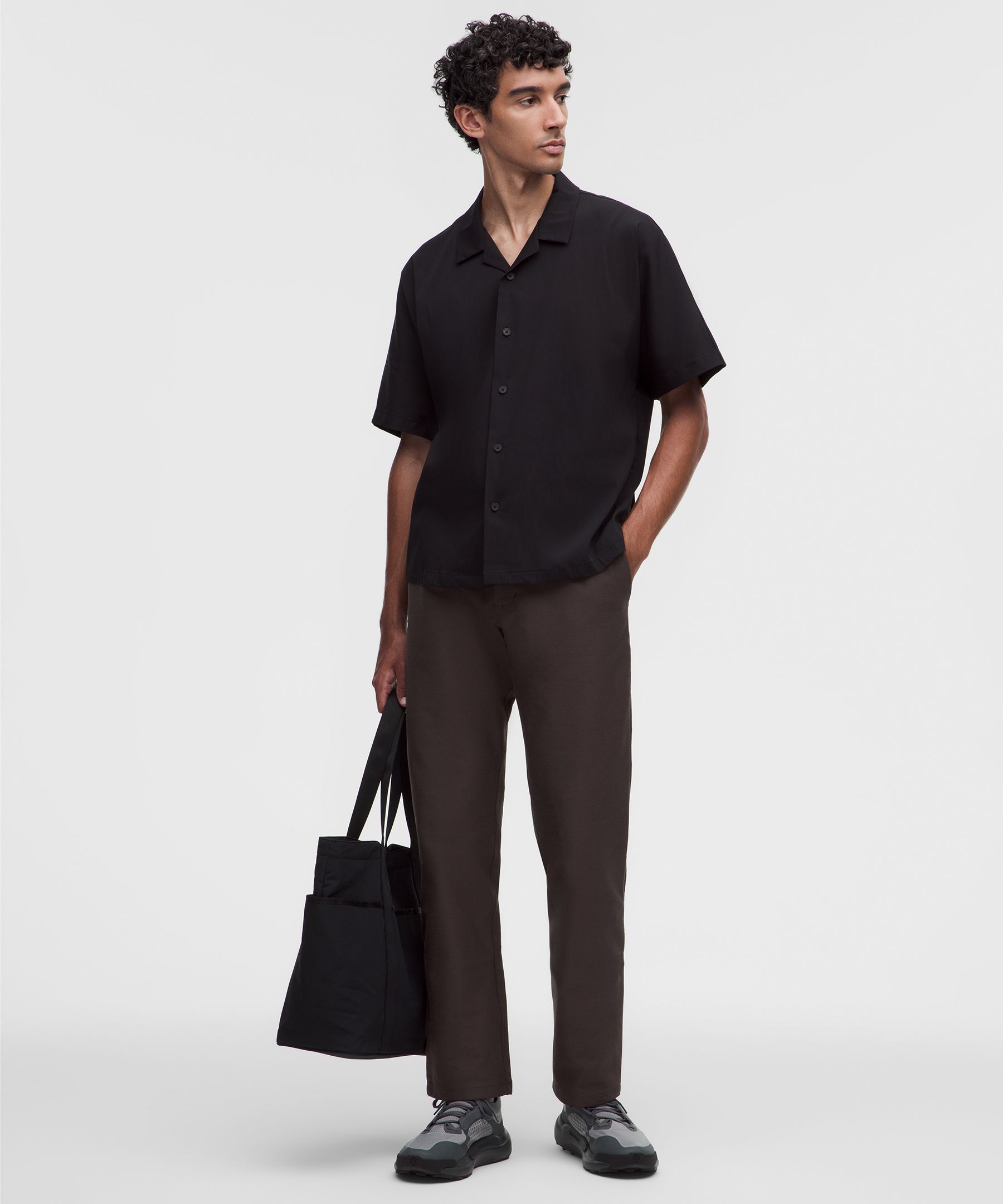 Pantalon habillé tombant classique jambe droite 32L