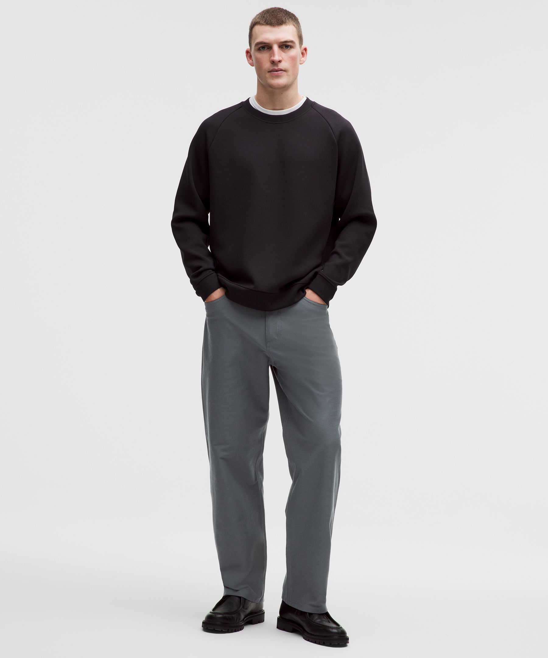 lululemon – Men’s EasyFive Loose-Straight Trousers 32L – Color Grey/Blue – Size 33