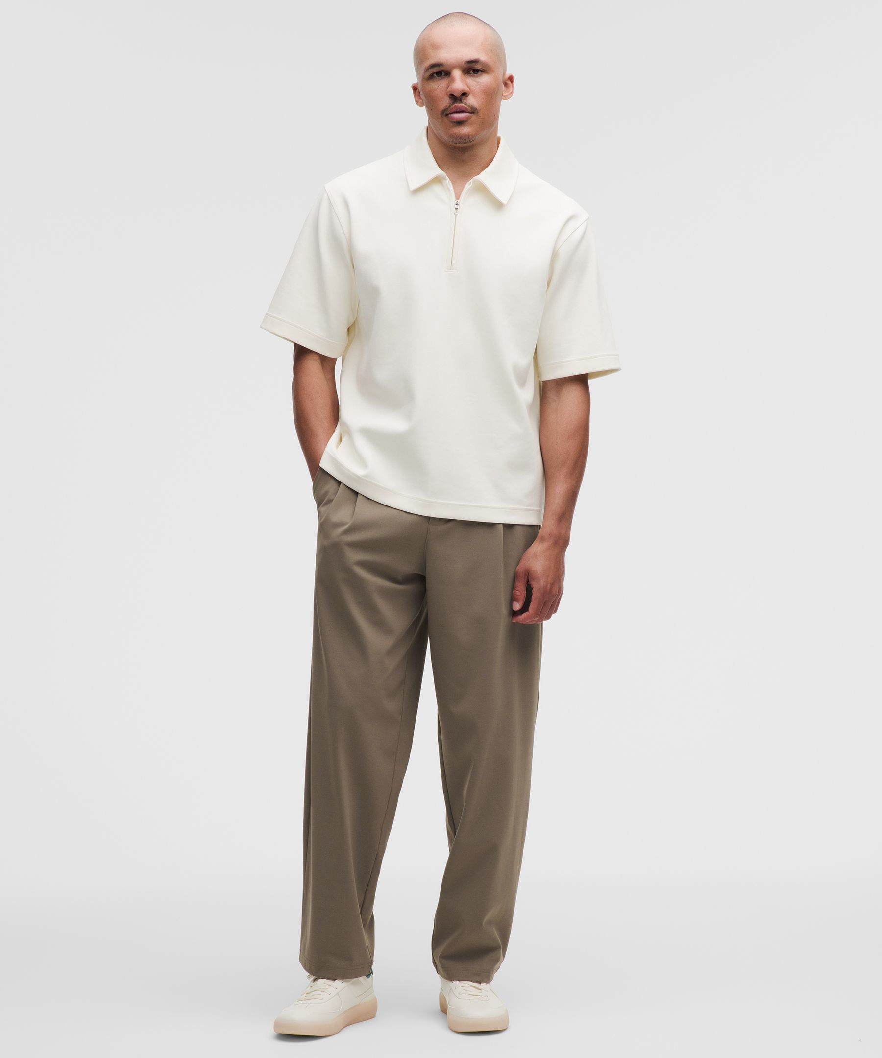 Pantal&oacute;n Daydrift con pinzas de corte holgado para hombre *Largo est&aacute;ndar