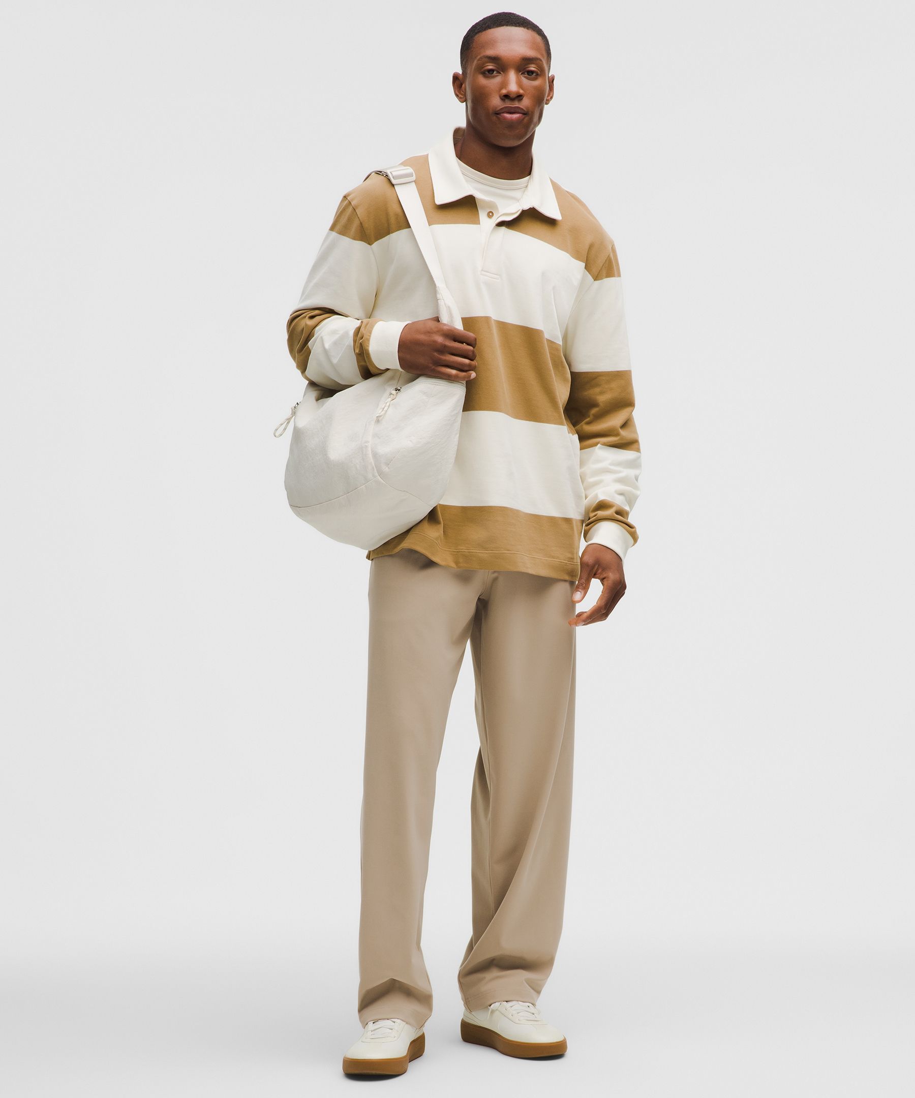 lululemon – Men’s Daydrift Relaxed-Fit Pleated Trousers Regular – Color Khaki – Size 6