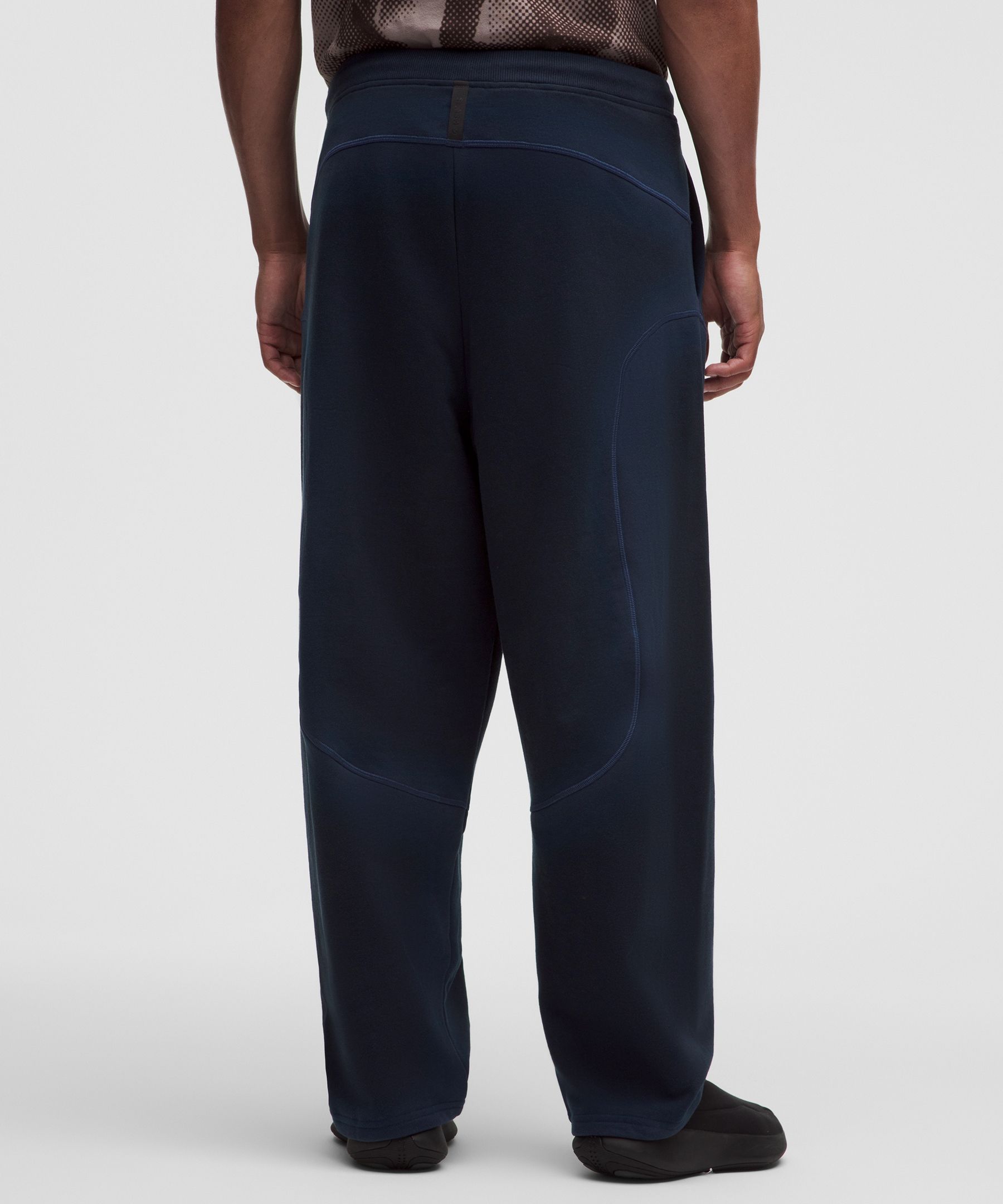 Faded French Terry Barrel-Leg Pant *SLNSH Collection