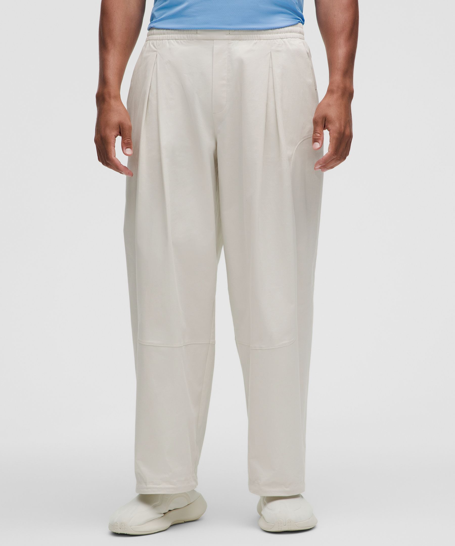 Pleated Pull-On Pant