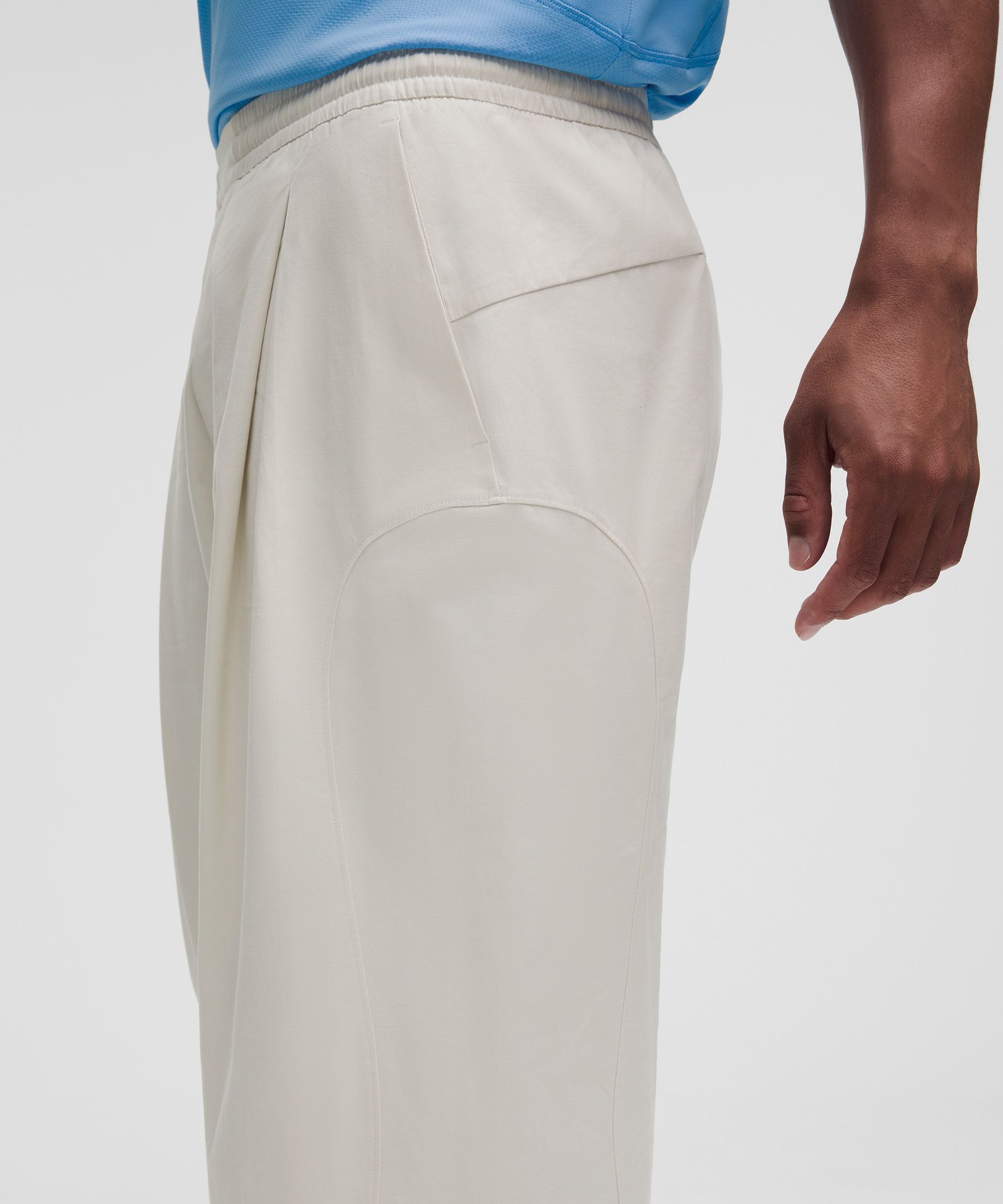 Pleated Pull-On Pant