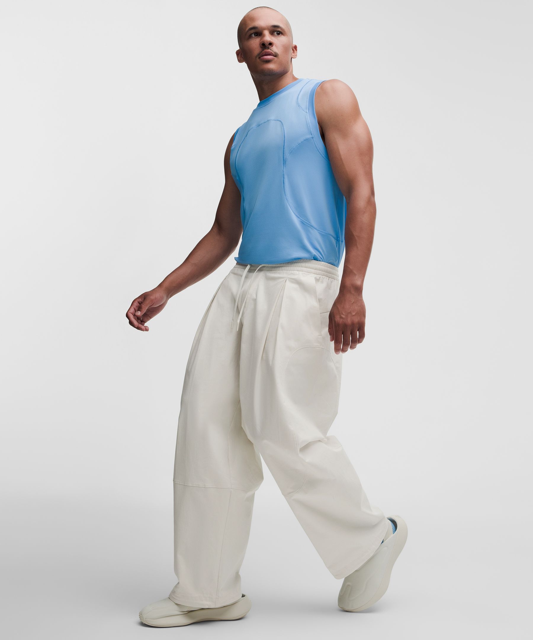 Pleated Pull-On Pant