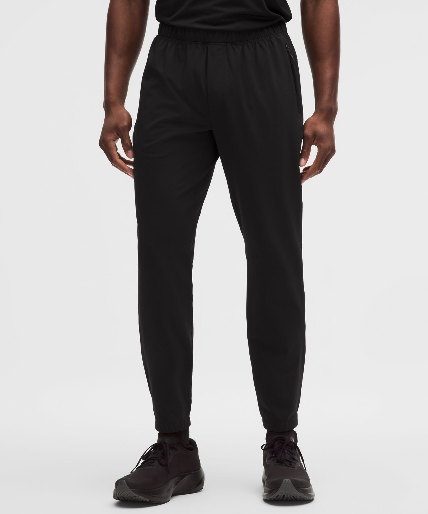 Мужские джоггеры Lululemon Mile Maker, укороченные, цвет: Чёрный — фото 2