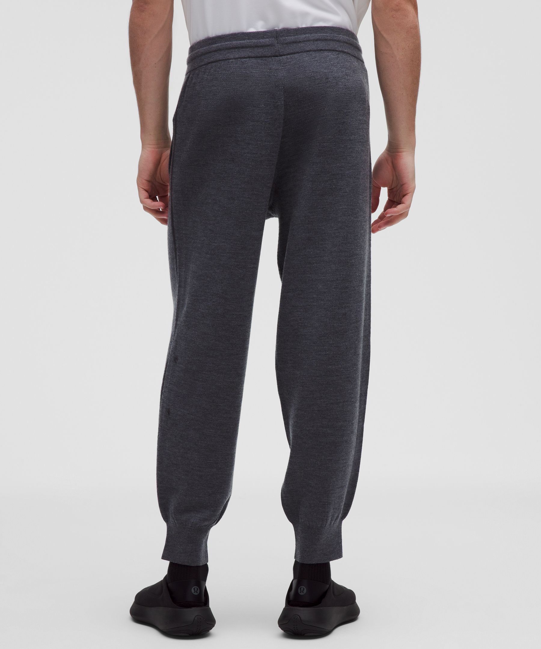 Pantal&oacute;n de ch&aacute;ndal de punto de lana merina *Largo est&aacute;ndar