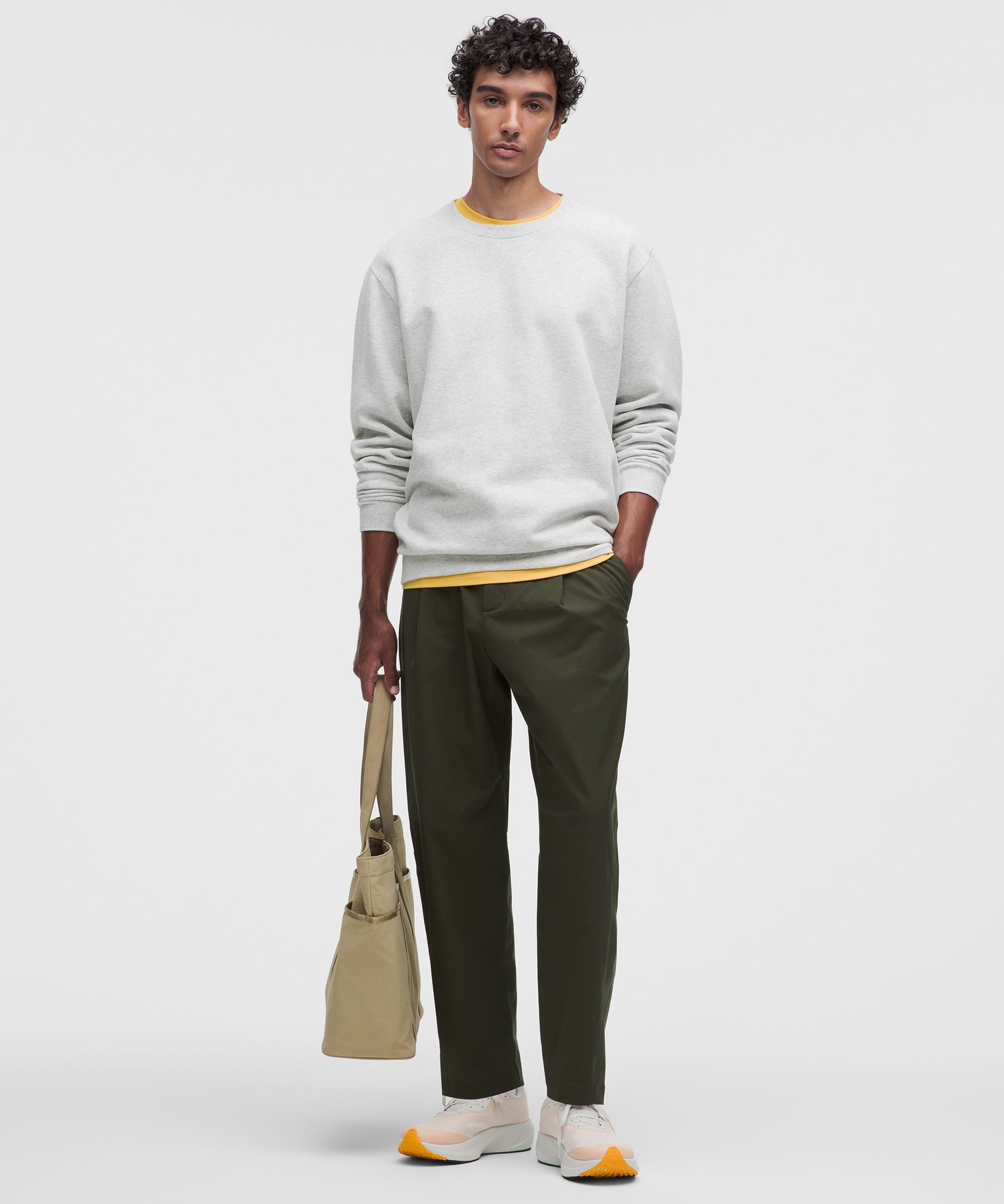 The Norm Pleated Smooth Twill Trouser