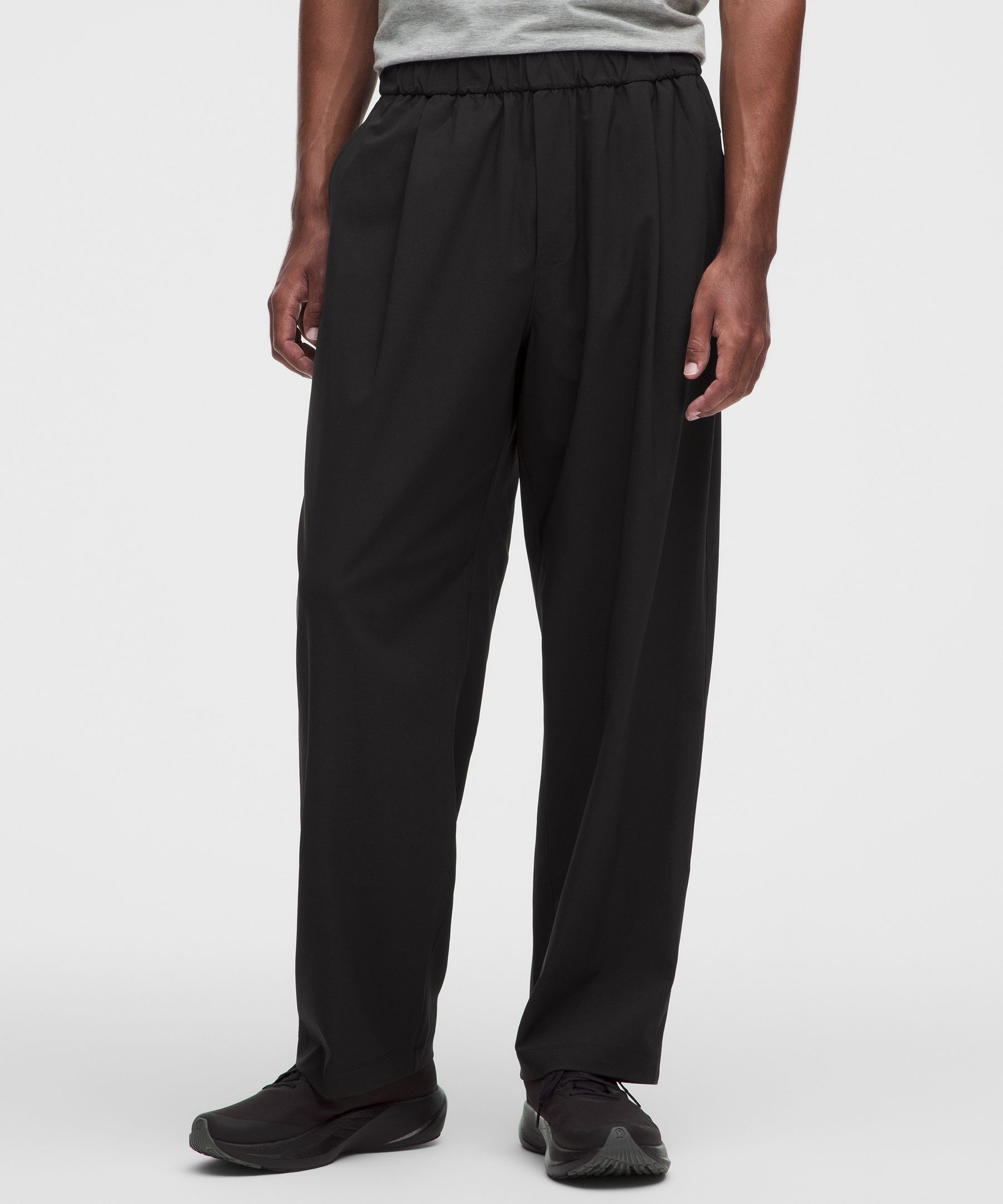 Stretch Twill Oversized Pull-On Pant