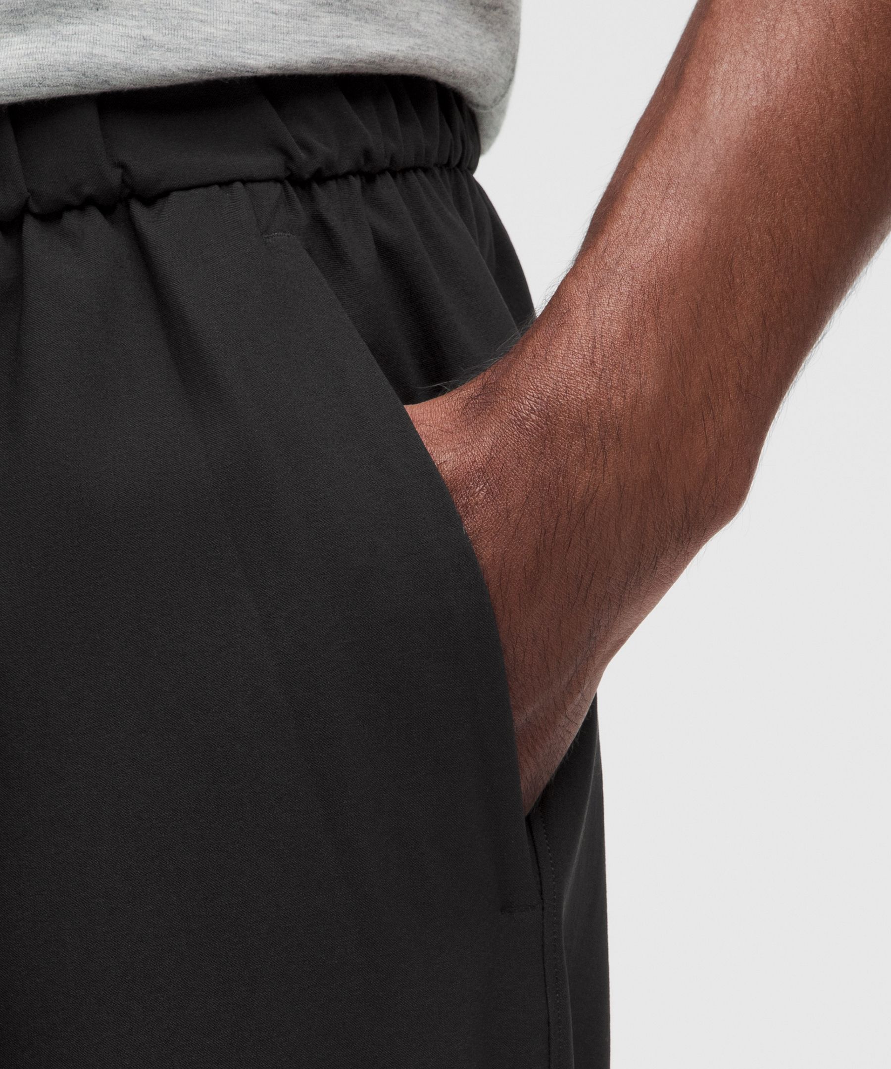 Stretch Twill Oversized Pull-On Pant