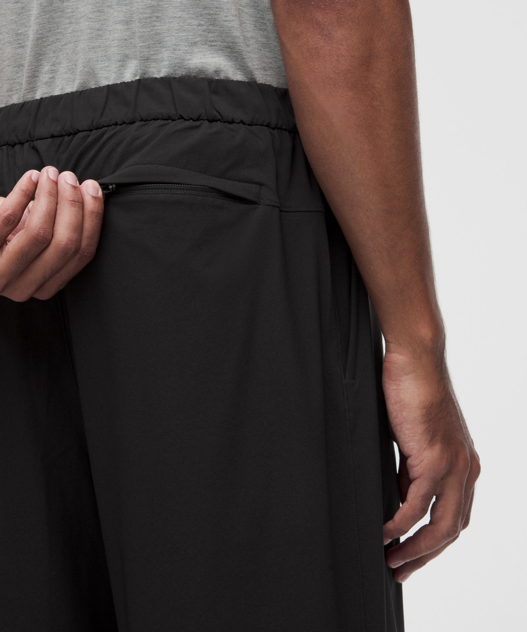 Stretch Twill Oversized Pull-On Pant