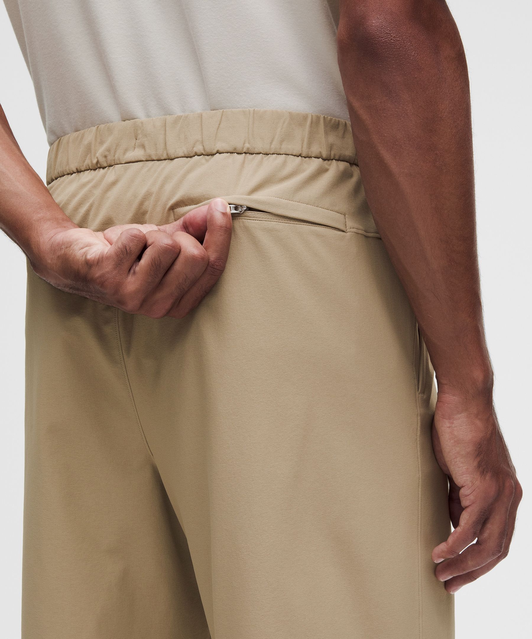 Stretch Twill Oversized Pull-On Pant