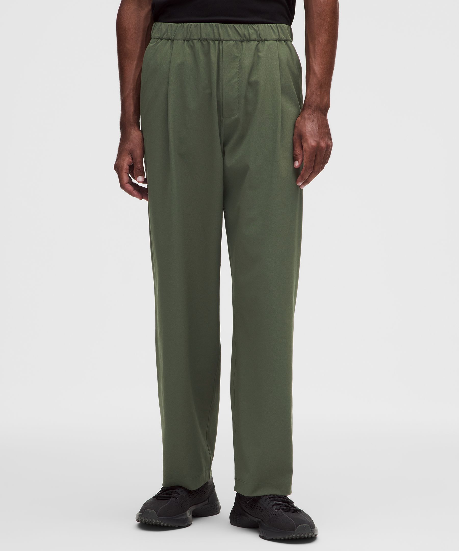 Stretch Twill Oversized Pull-On Pant
