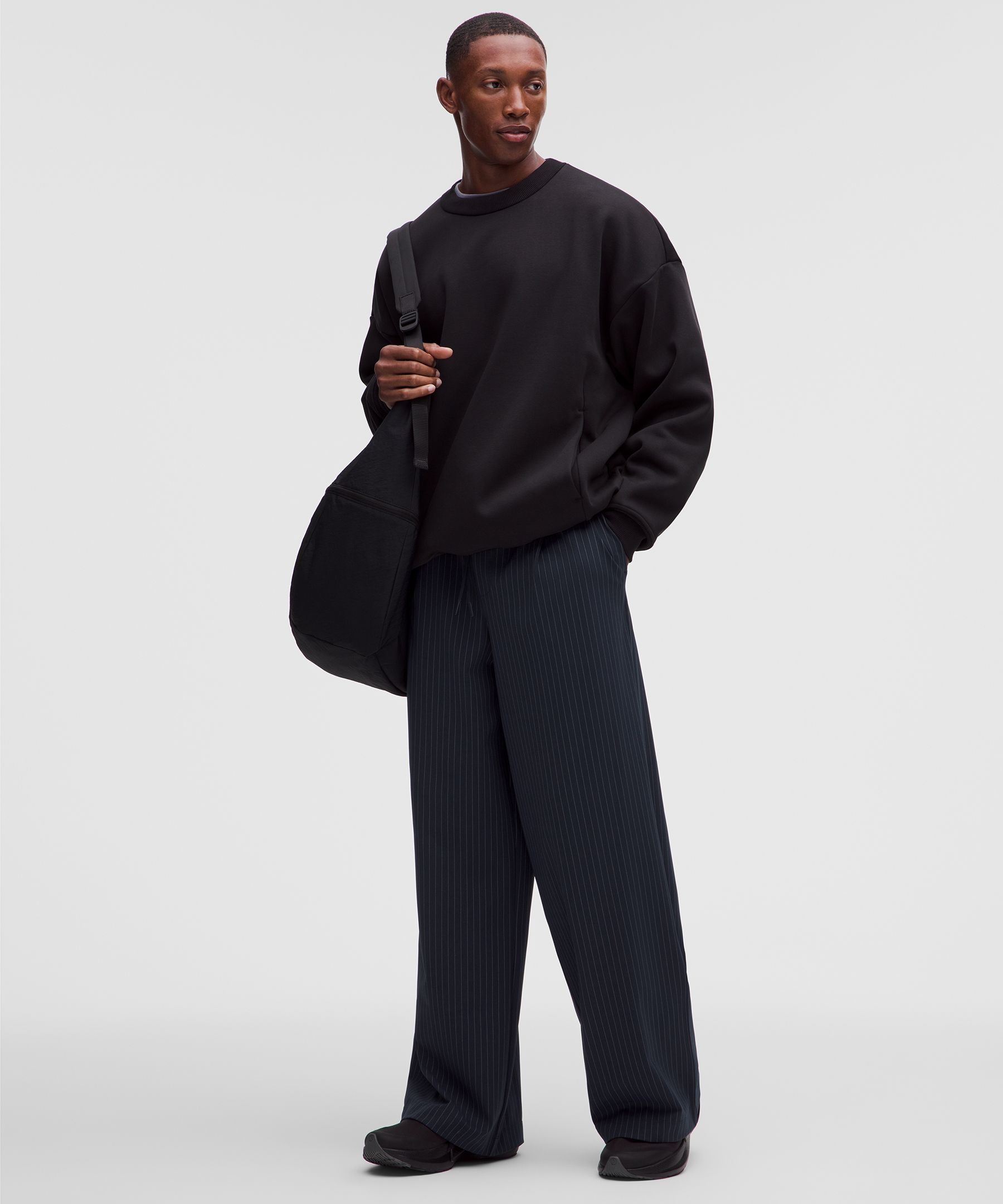 Luxtreme Pleated Wide-Leg Pant