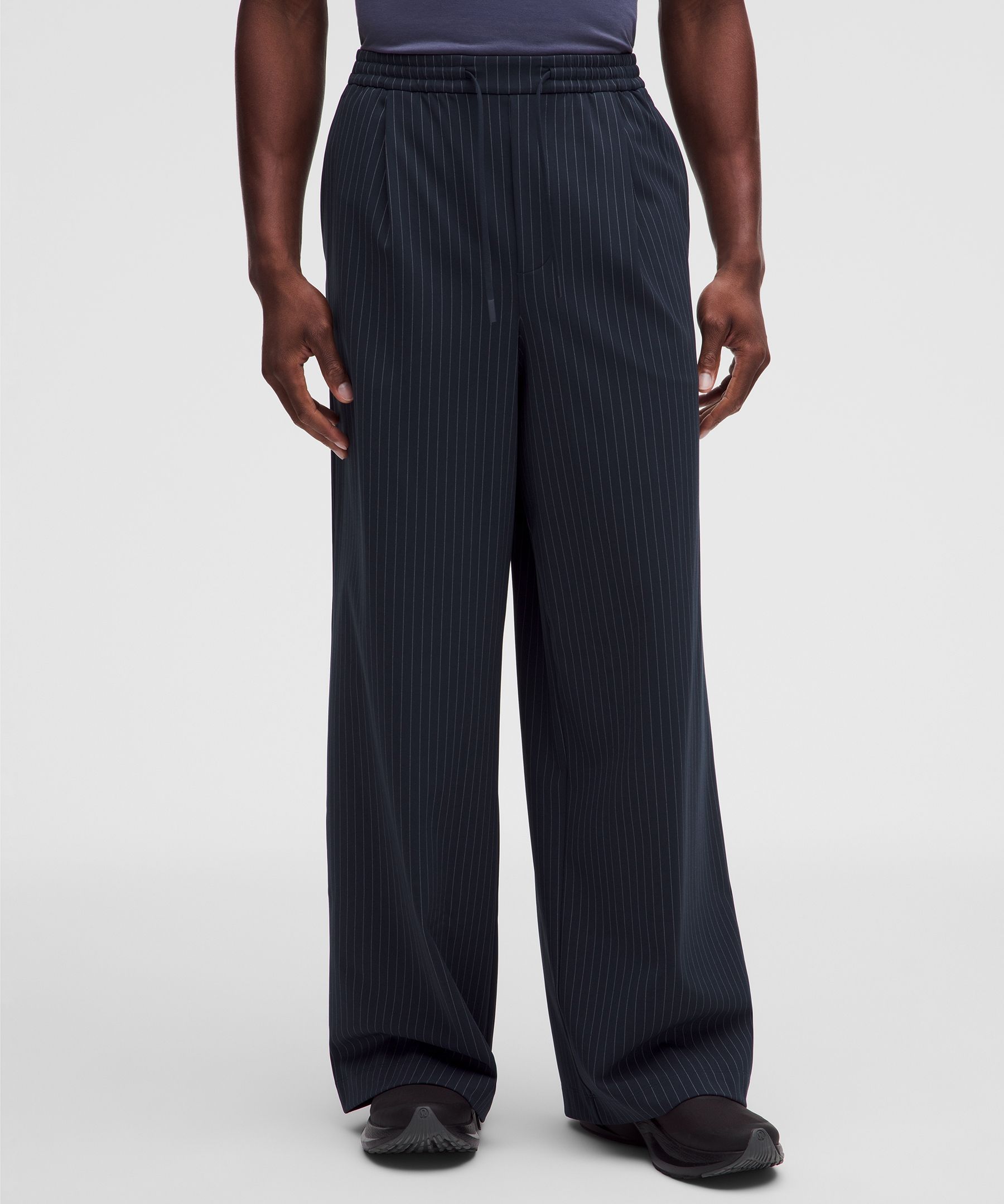 Luxtreme Pleated Wide-Leg Pant