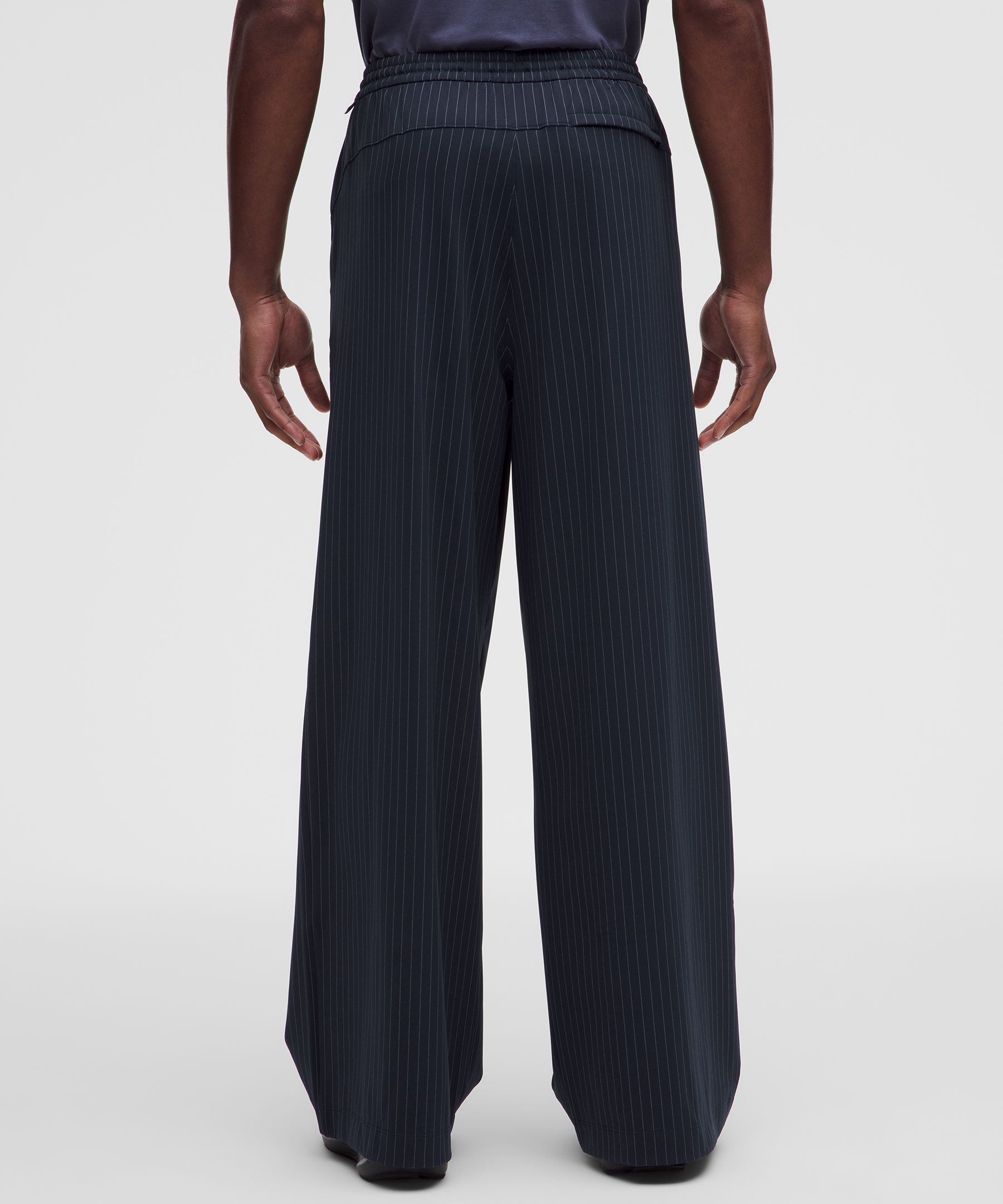 Luxtreme Pleated Wide-Leg Pant