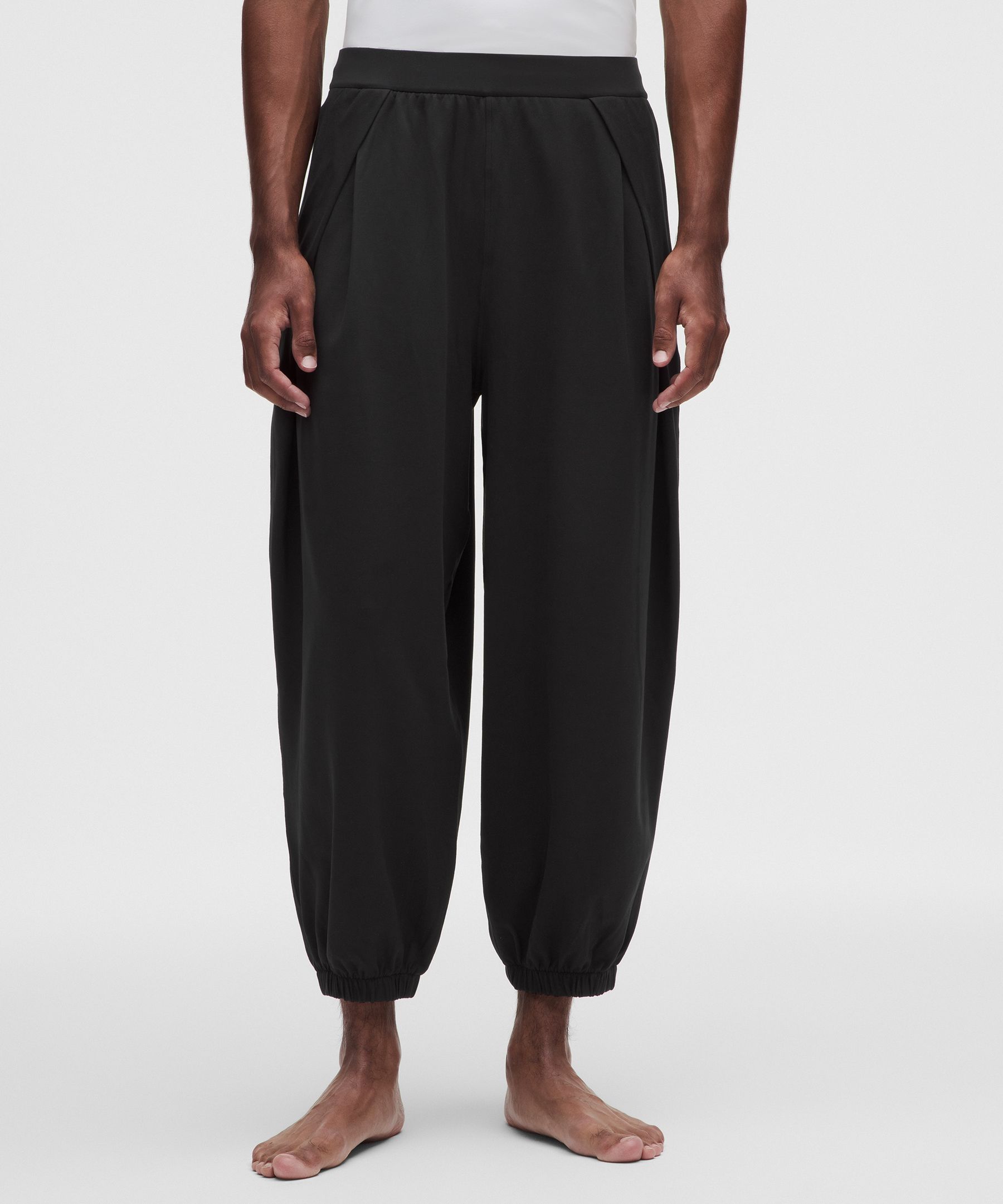 Soft Jersey Pleated Yoga Jogger