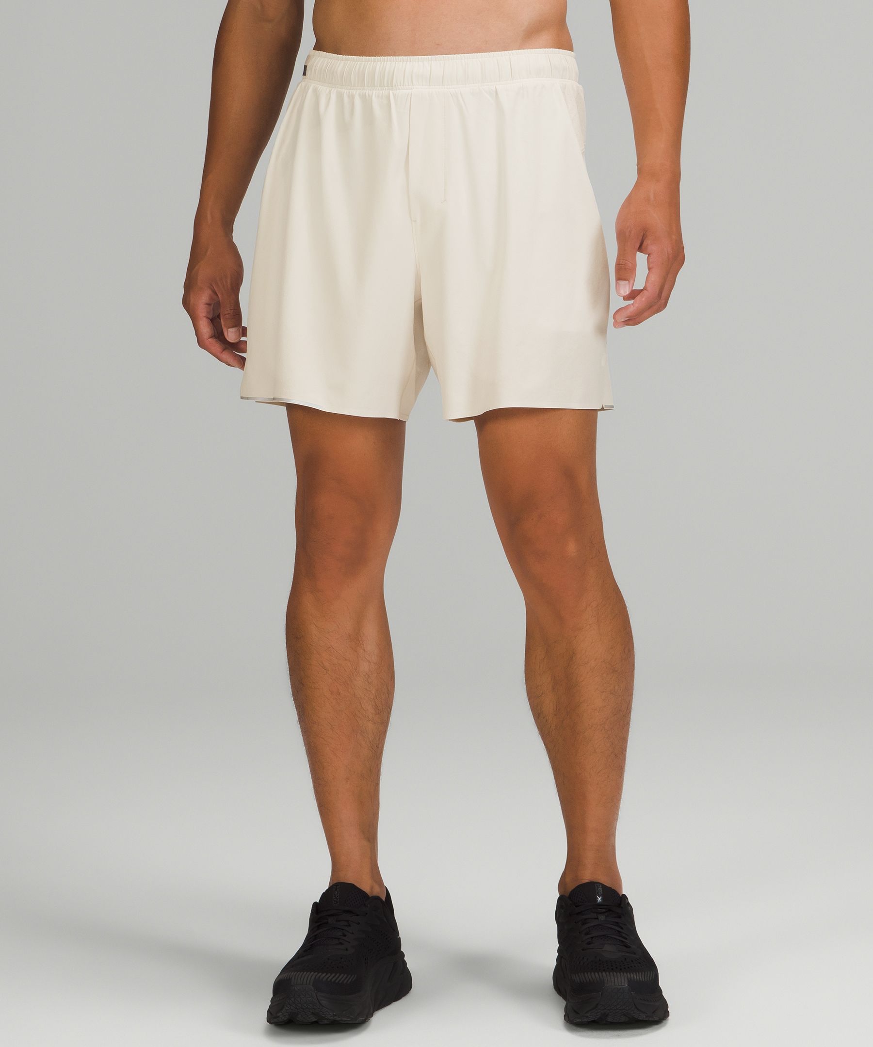Lululemon Surge Lined Shorts 6" In White Opal