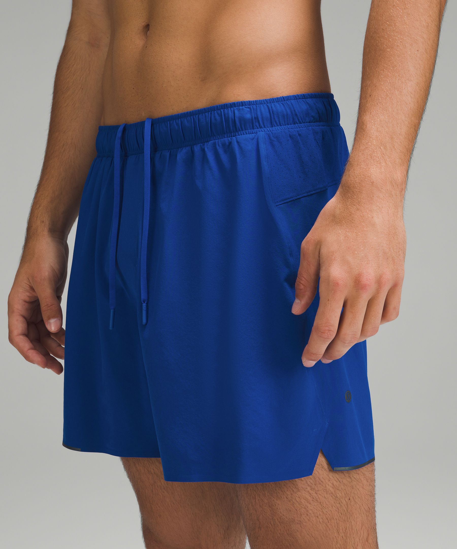 Shop Lululemon Surge Lined Shorts 6" In Symphony Blue