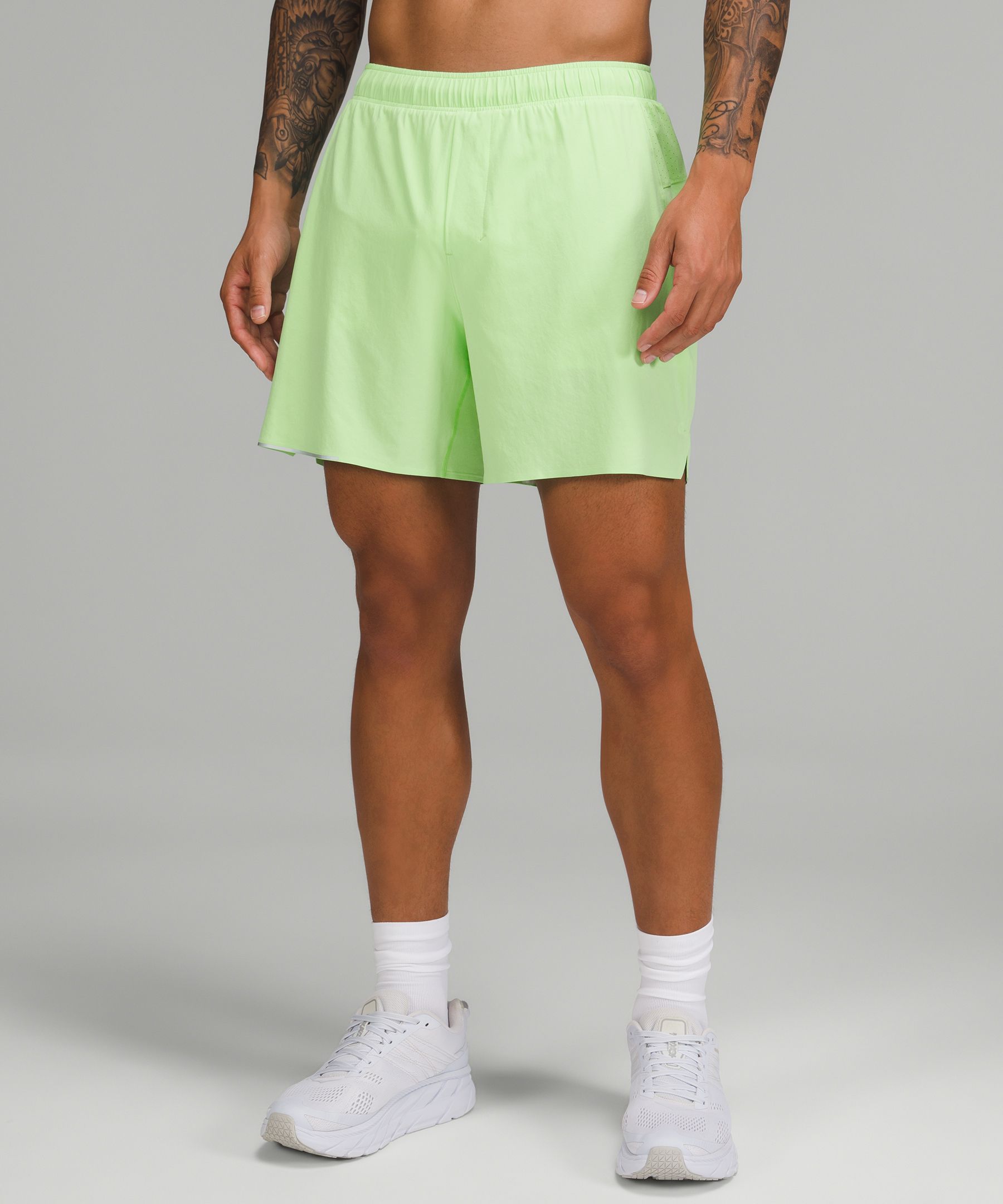 Lululemon lime green shorts online