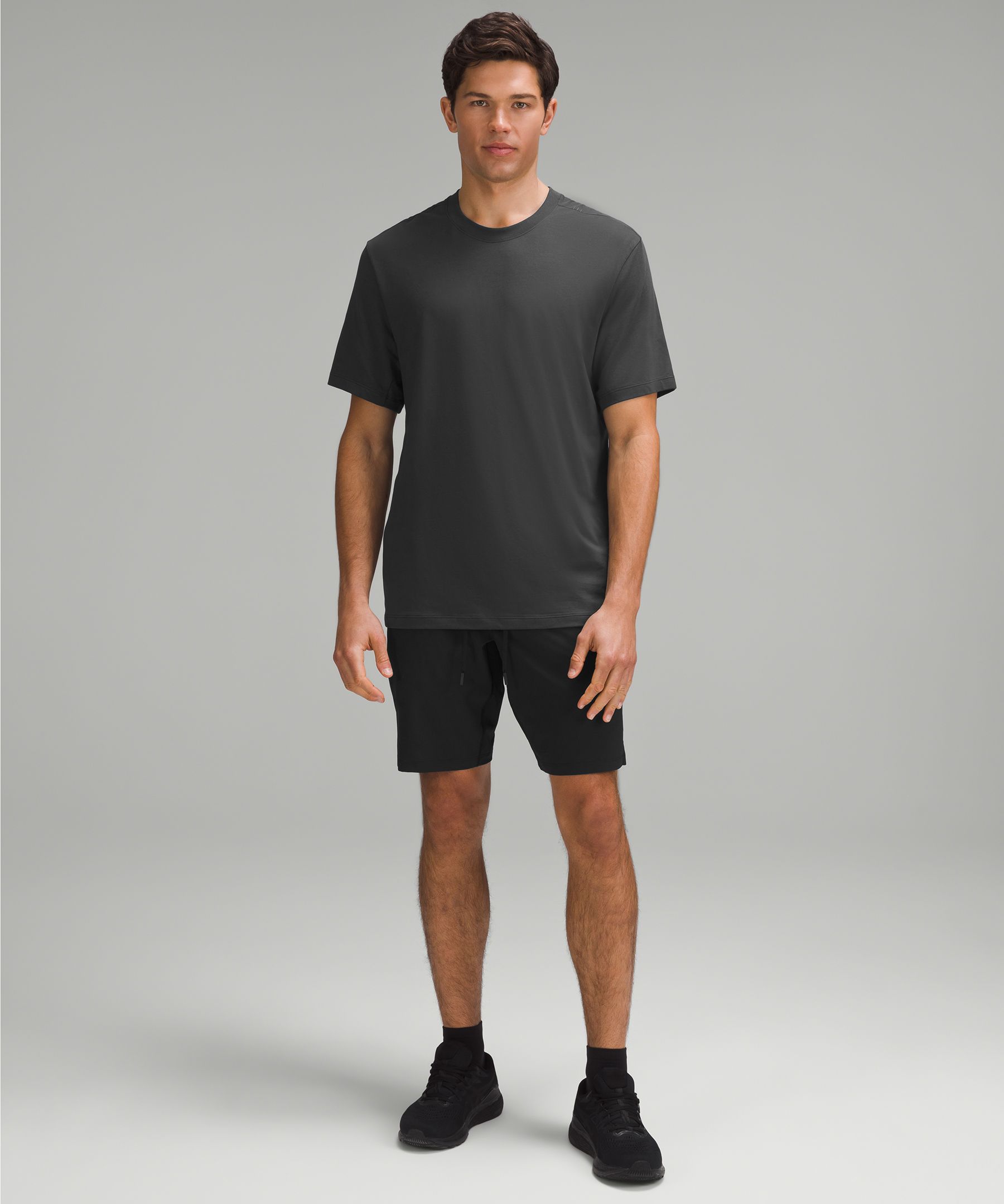 Lululemon Athletica Men's T.H.E. Short 11 Linerless (7 BLK (Linerless), M)  at  Men's Clothing store