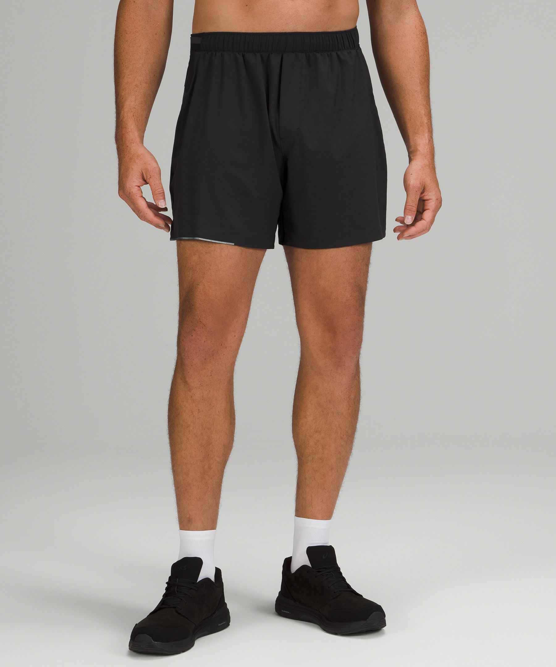 Lululemon Surge Short *6 Updated - Ocean Spray Ice Grey Black - lulu  fanatics