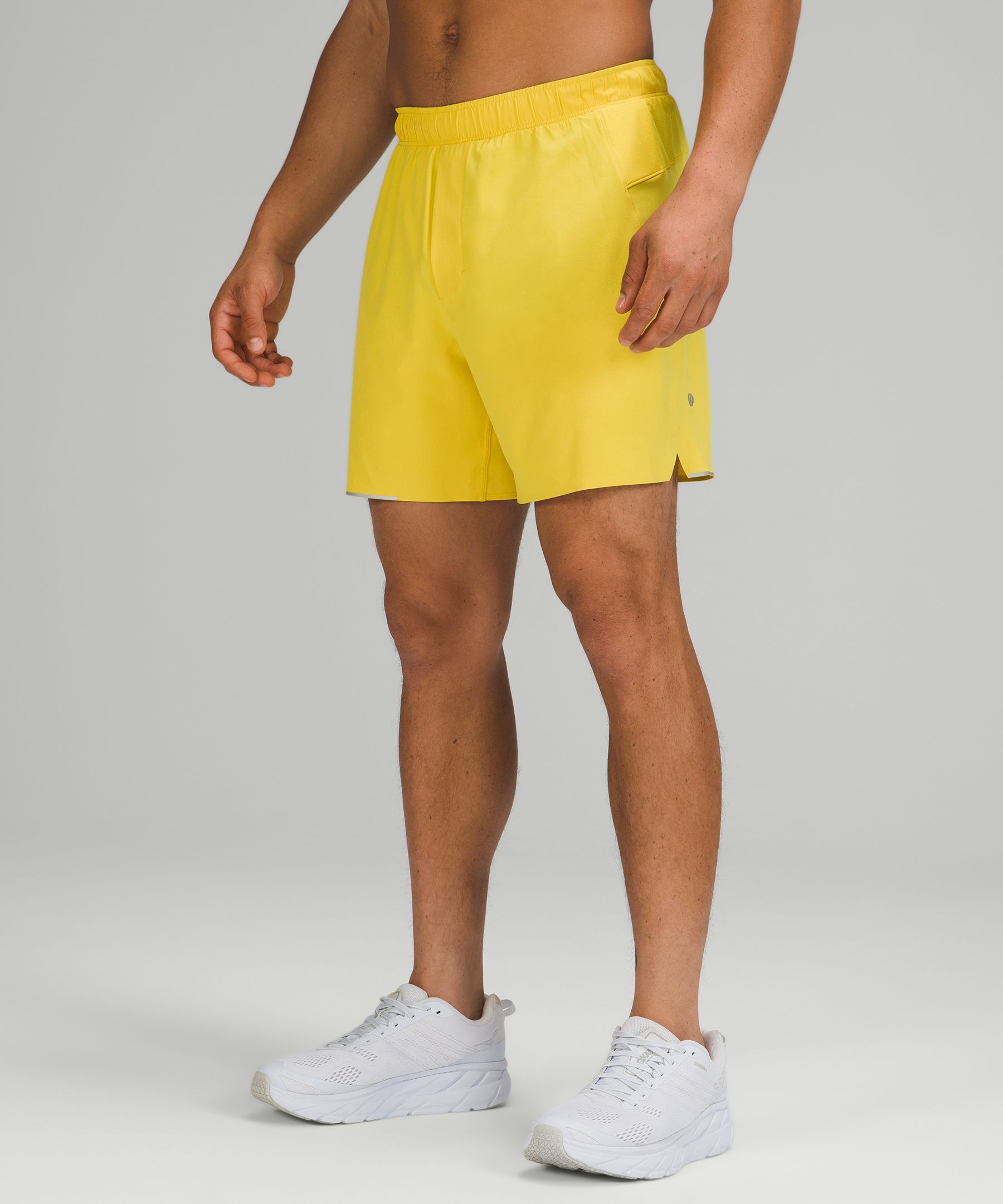 Lululemon Surge Linerless Shorts 6" In Yellow