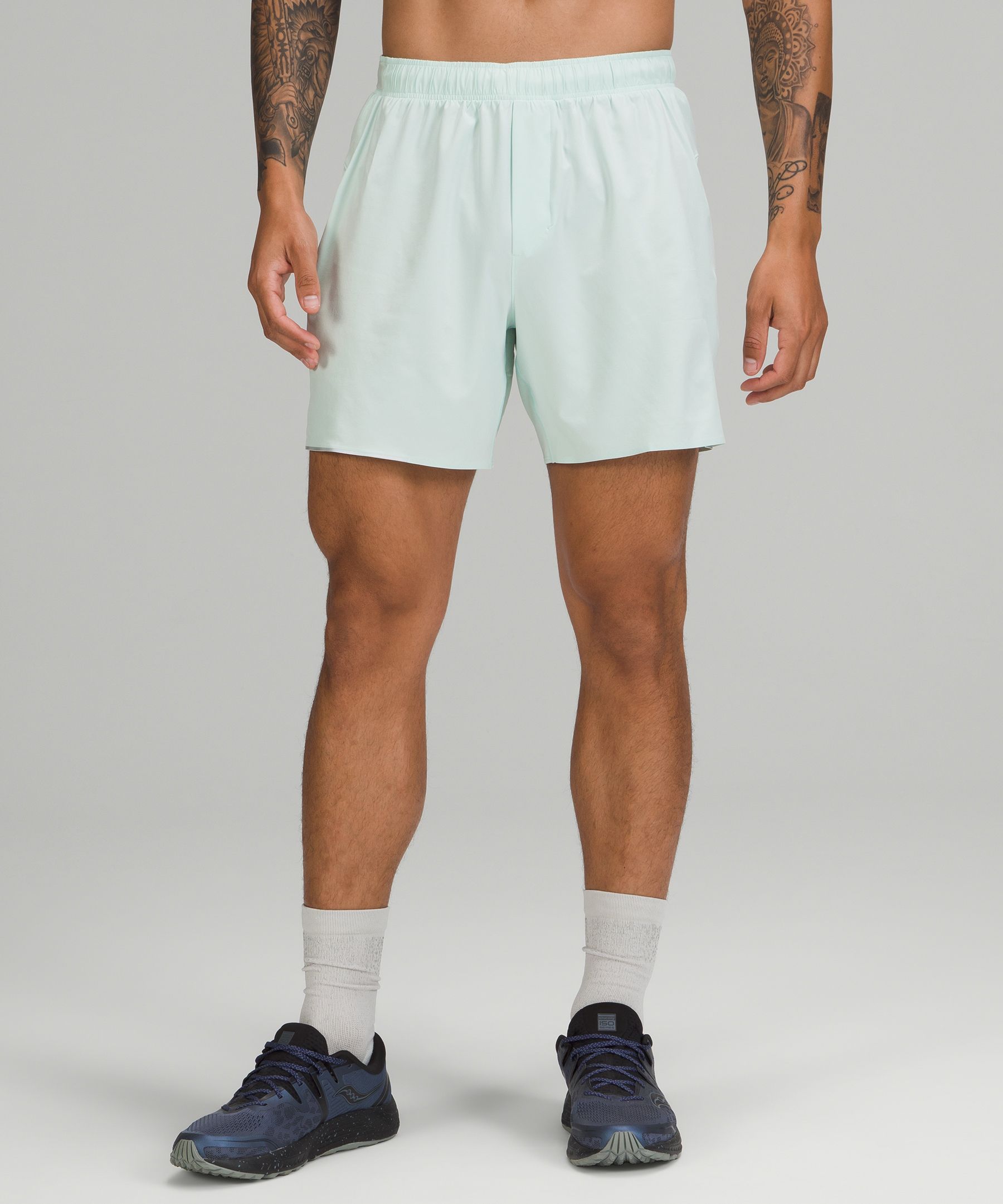 Lululemon Surge Linerless Shorts 6" In White