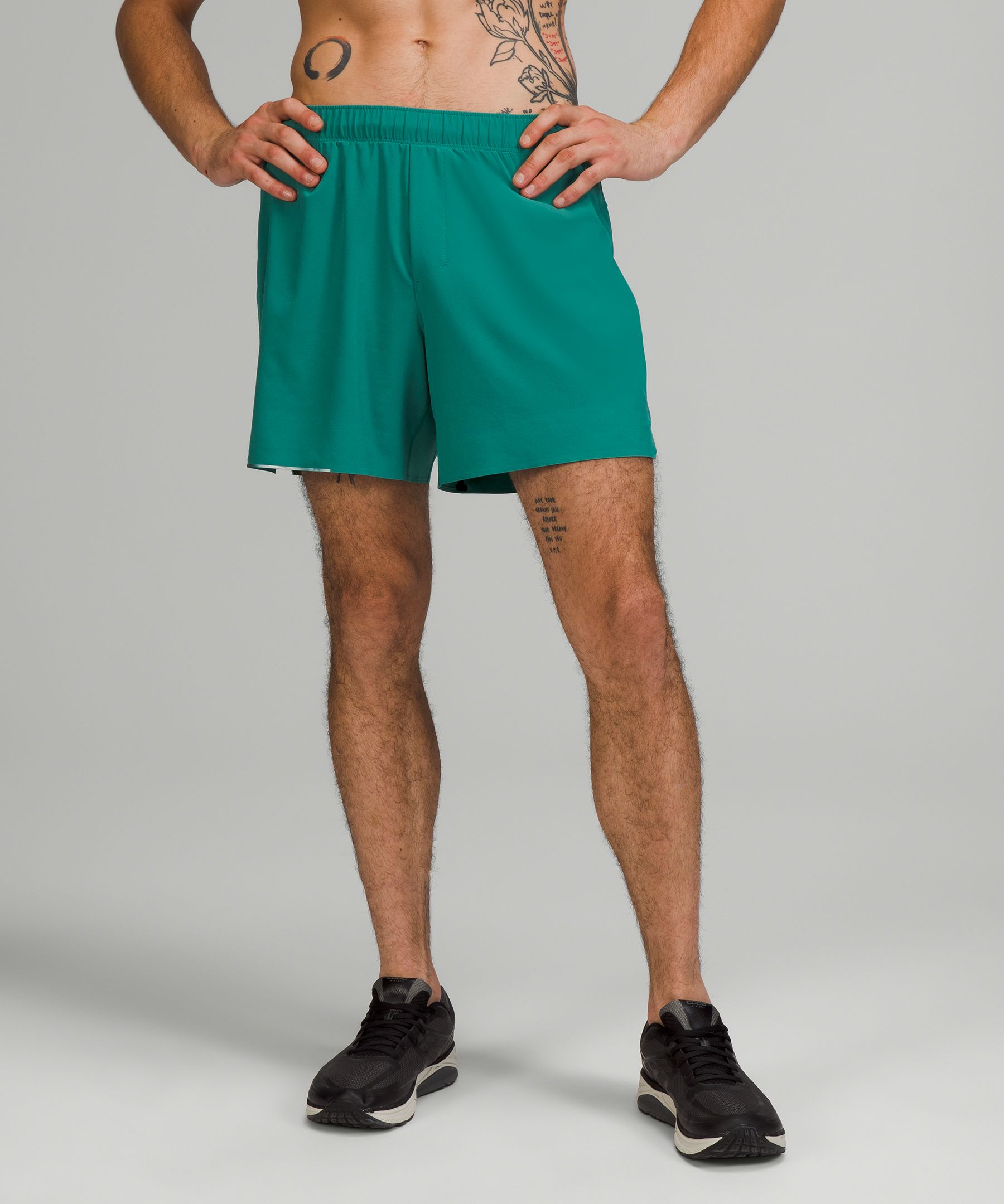 Lululemon Surge Linerless Shorts 6" In Green