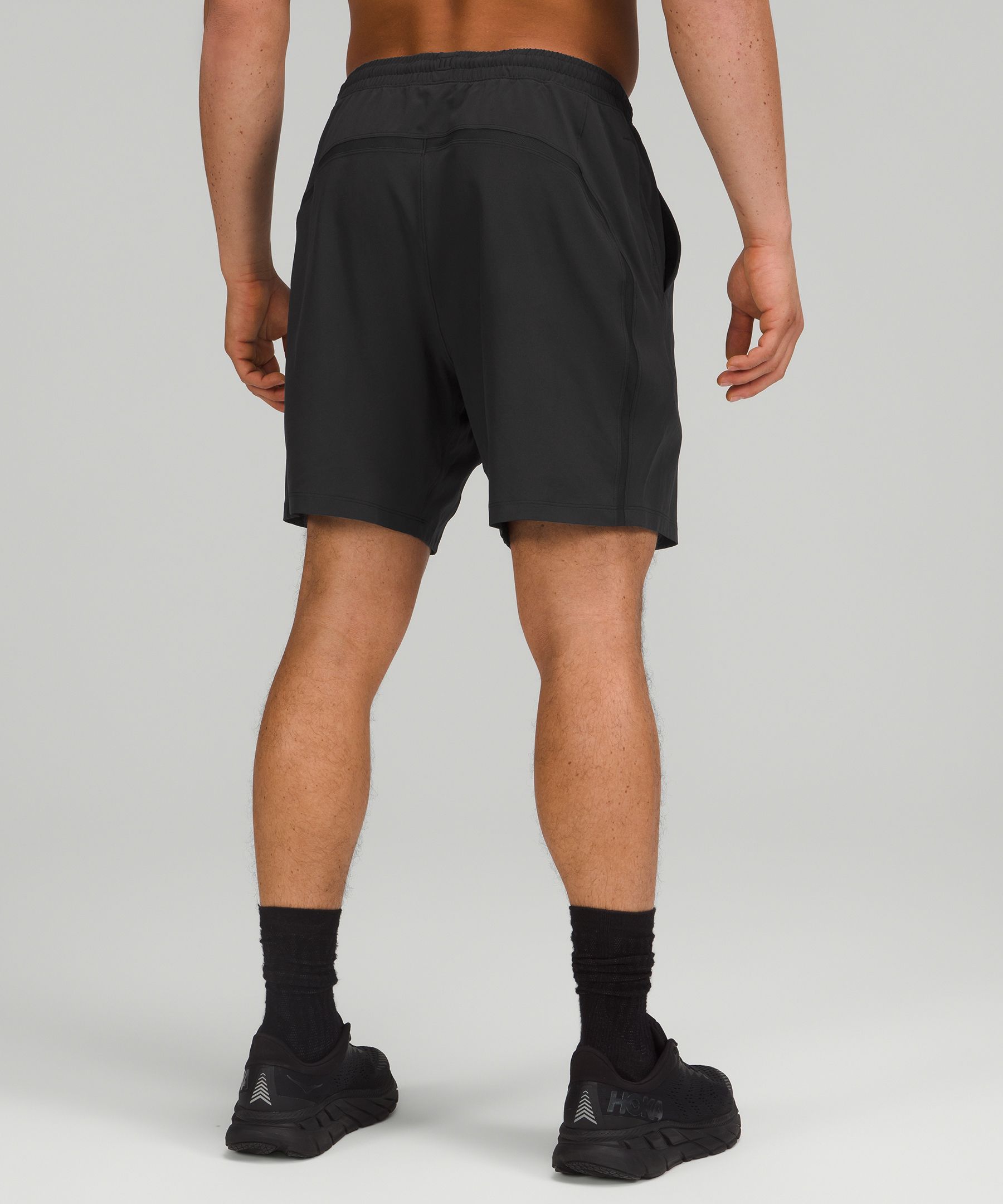 Surge Short 6 *Linerless, Heather Allover Deep Coal Black