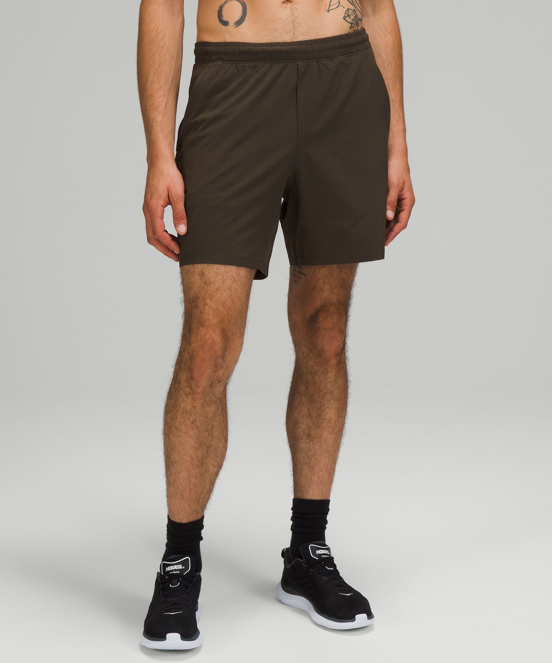 Lululemon Pace Breaker Linerless Shorts 7 In Dark Olive