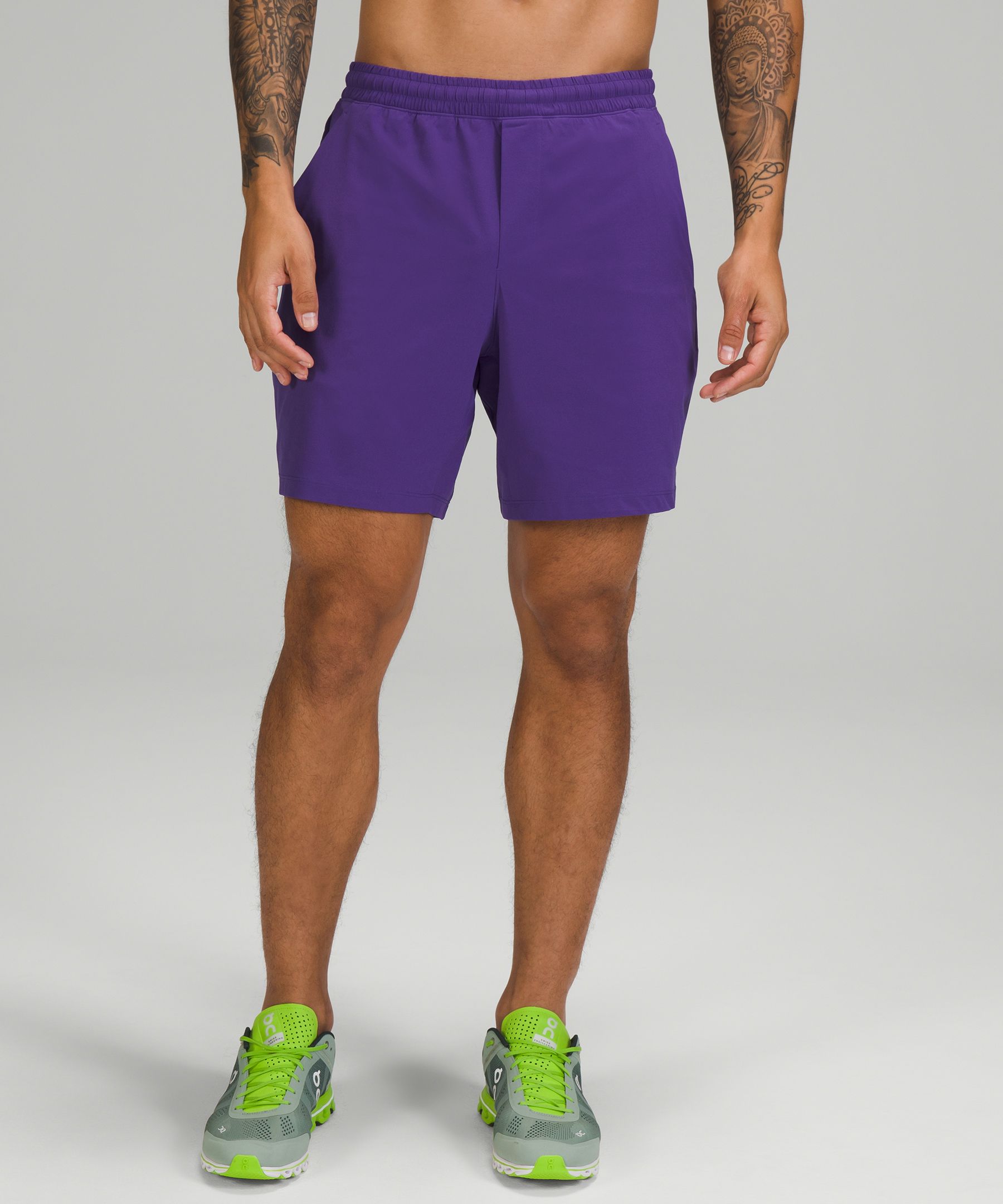 Lululemon Pace Breaker Linerless Shorts 7" In Petrol Purple