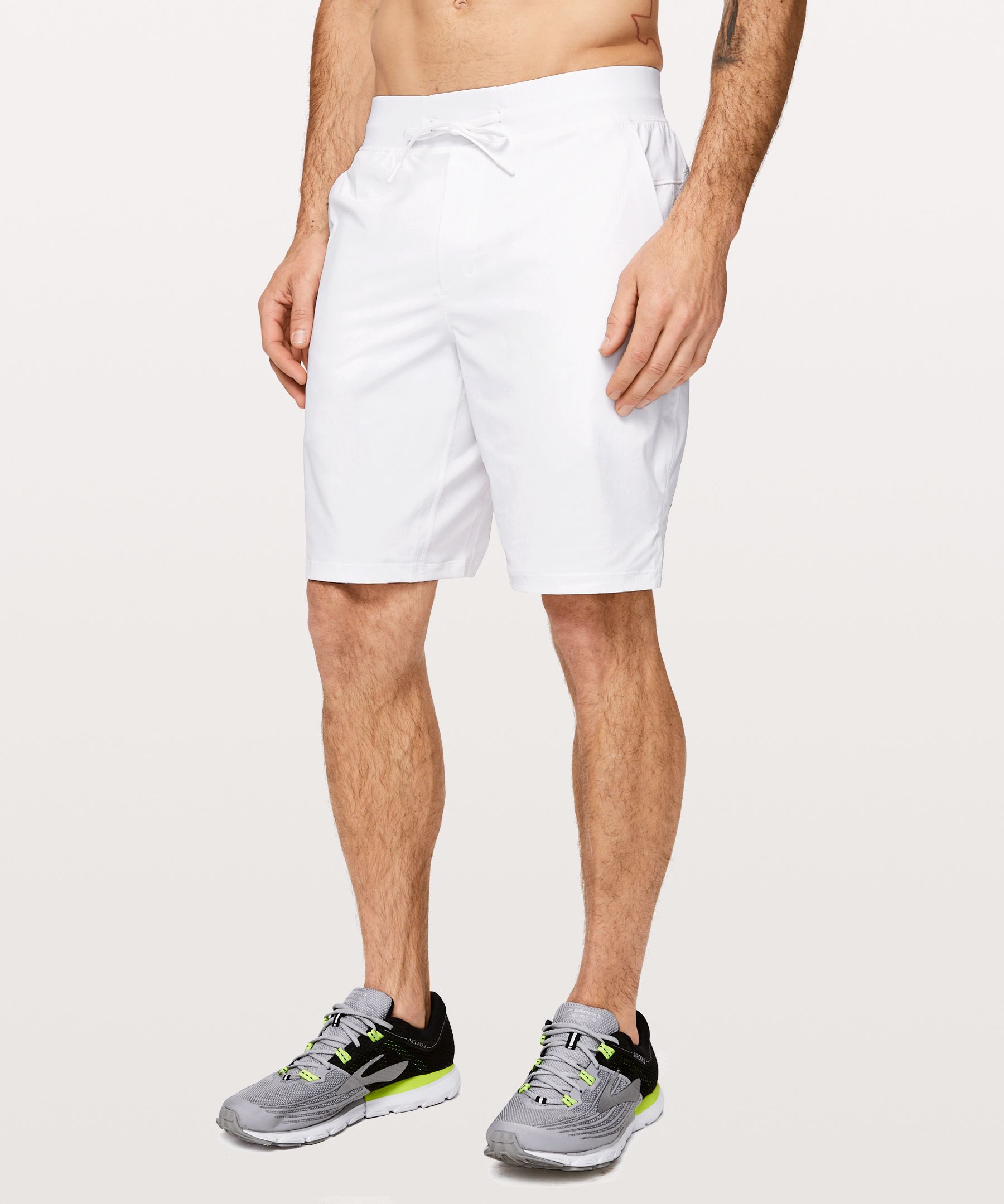 Lululemon T.h.e. Lined Shorts 9" In White