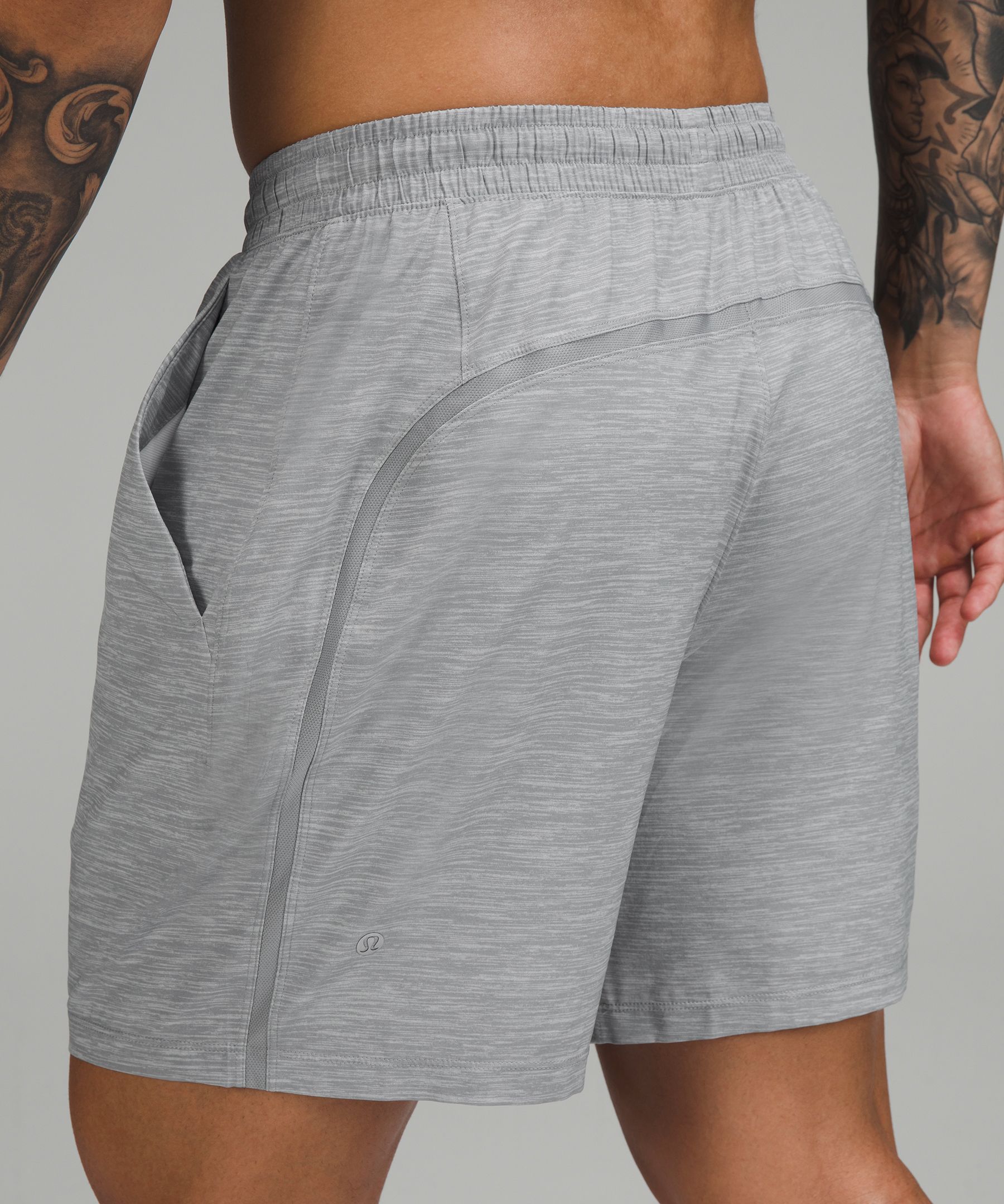 Lululemon Pace Breaker Linerless Shorts 7 Iridescent In Gray