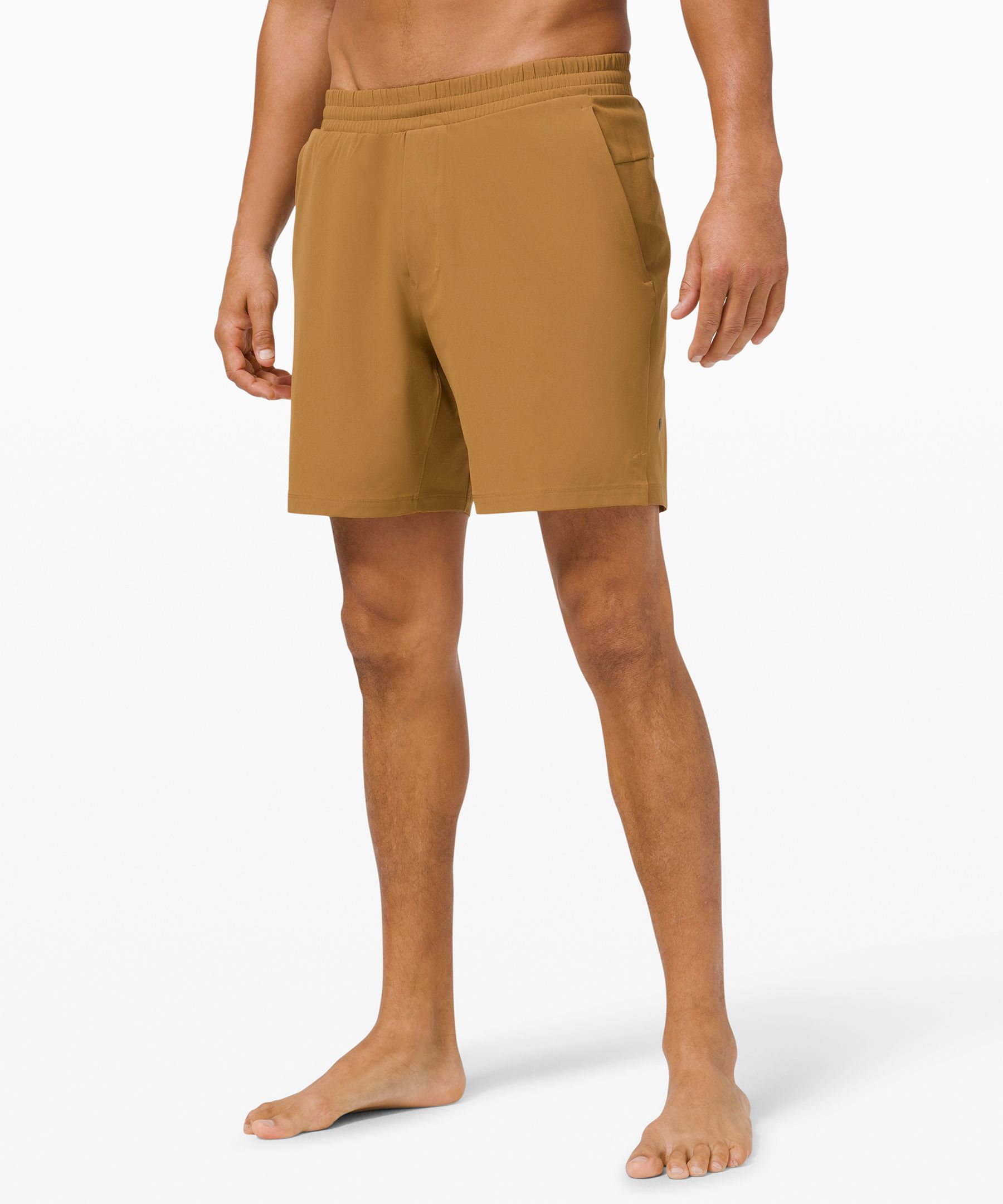 Lululemon Channel Cross Swim Short *7" In Brown