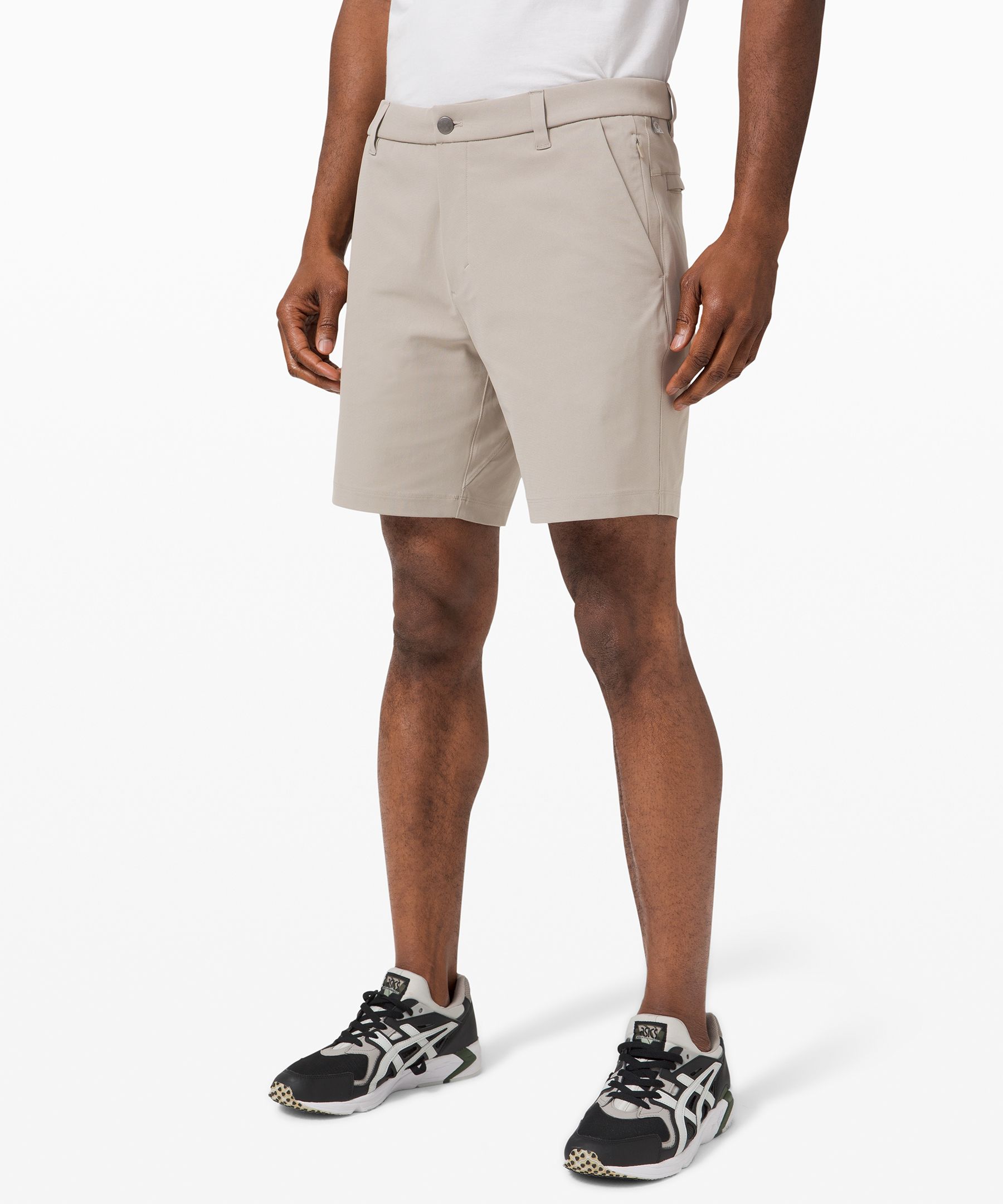 Lululemon Commission Short Classic *warpstreme 7" In Khaki