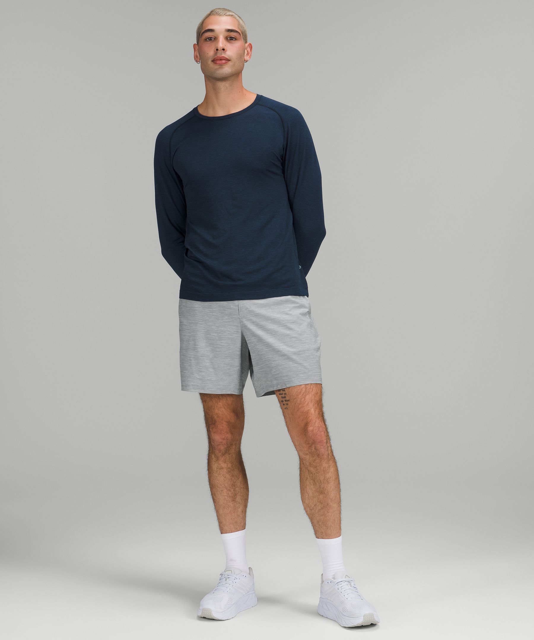 Lululemon mens deals grey shorts