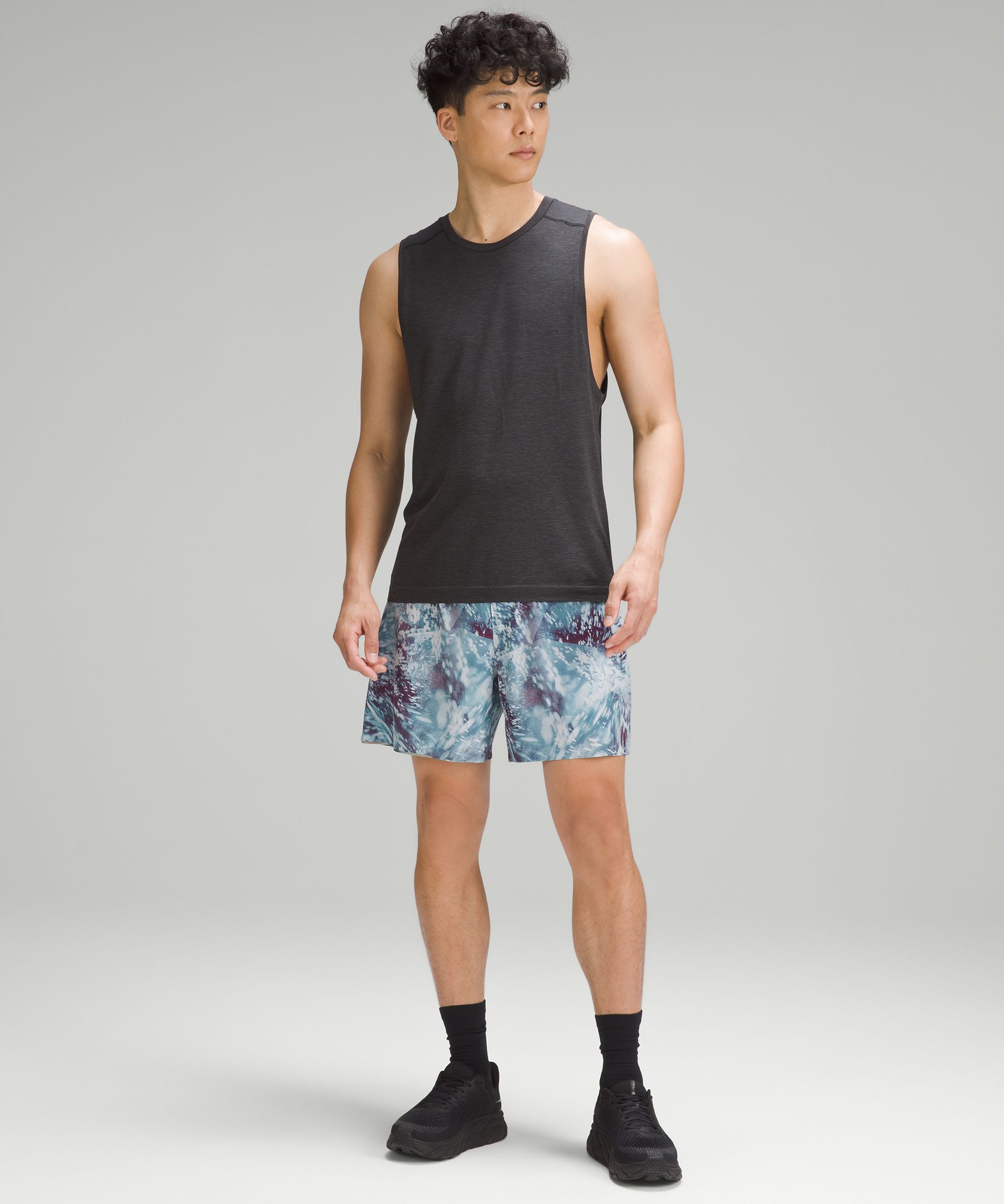 Lululemon Surge Lined Shorts 6 Special Edition - Black Granite/black