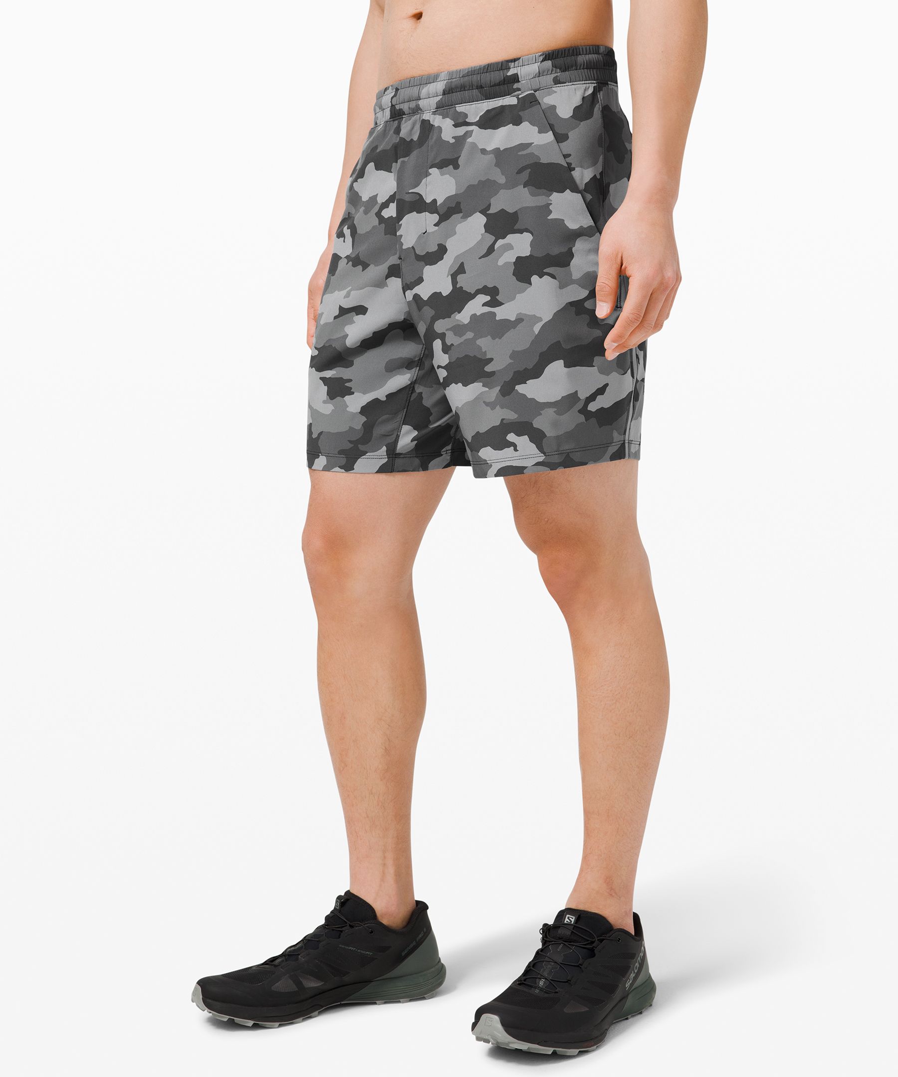 Lululemon Pace Breaker Lined Shorts 7 In Smoked Spruce