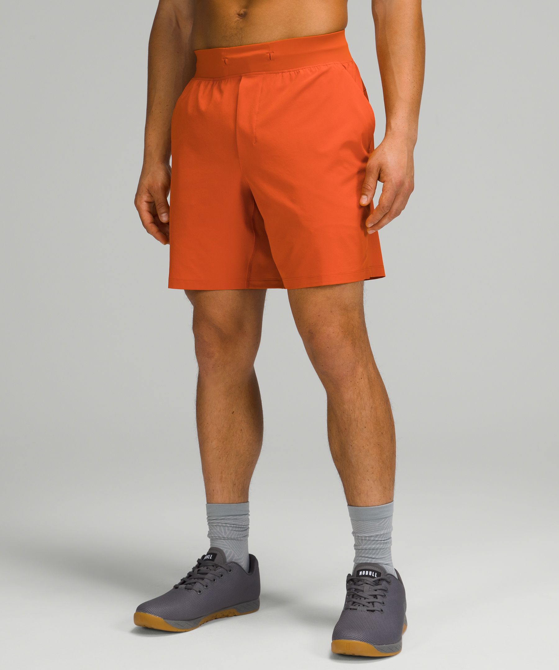 Lululemon T.h.e. Linerless Shorts 7" In Orange