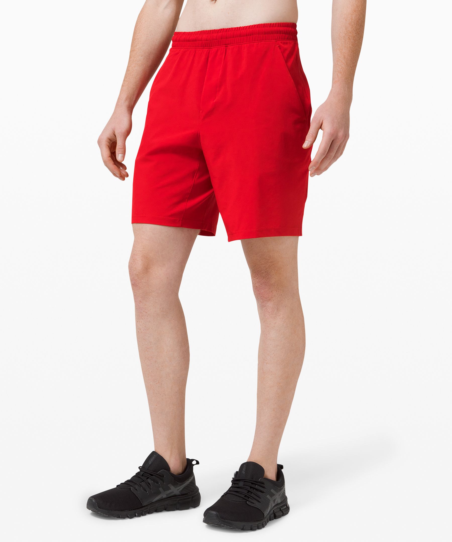 Lululemon Pace Breaker Linerless Shorts 9" In Dark Red