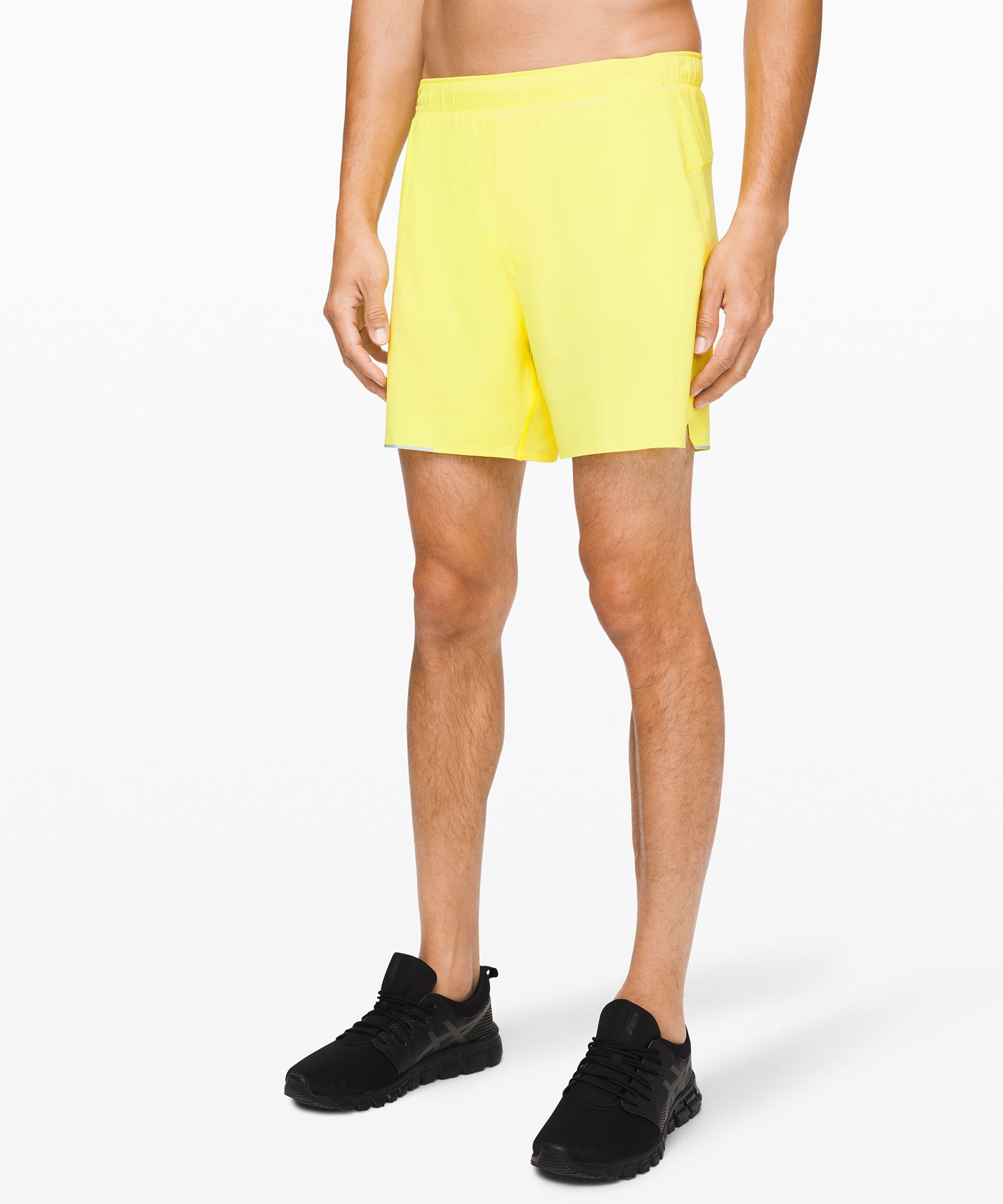 Lululemon Surge Short 6" *liner In Solar Yellow