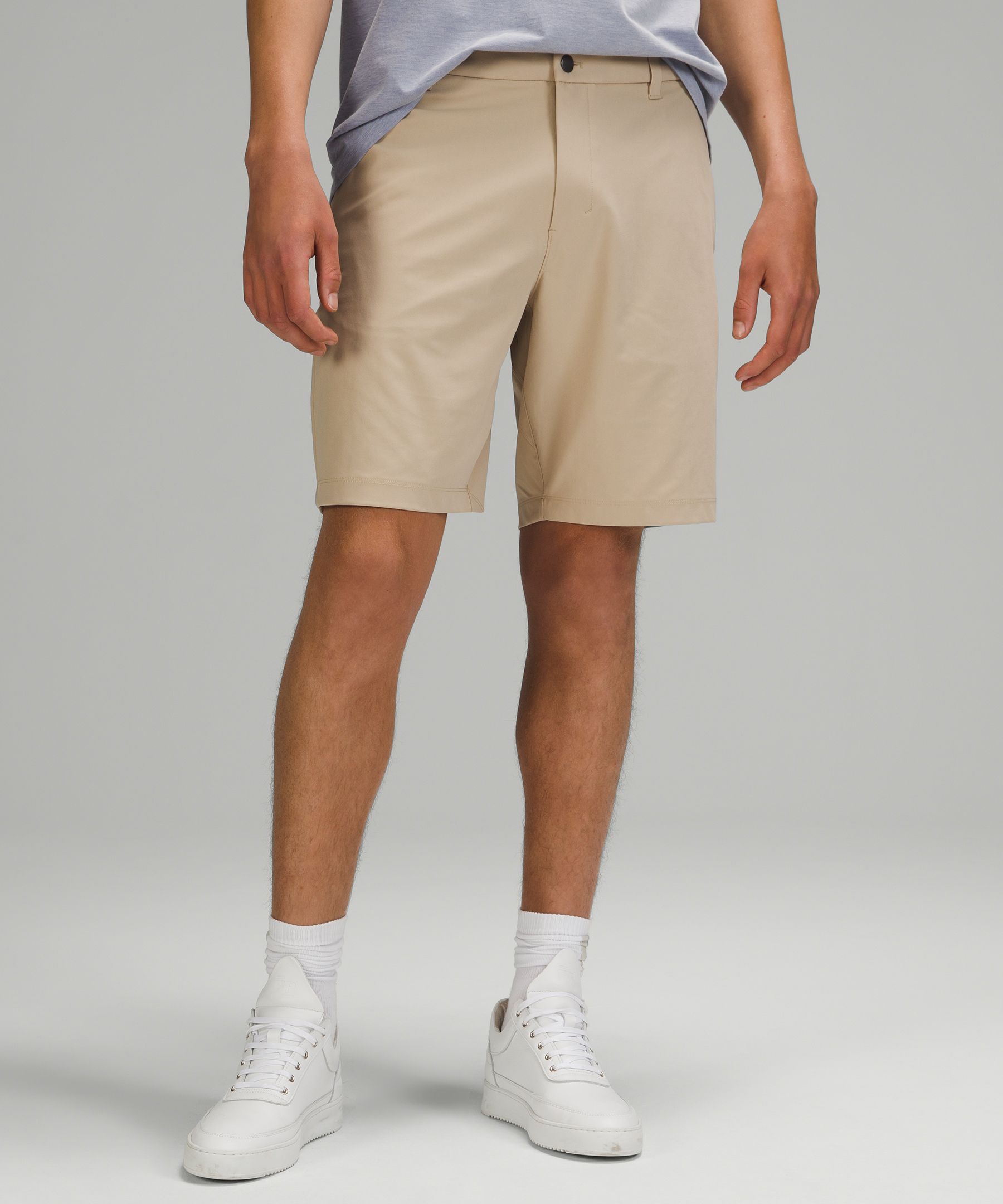 Lululemon Commission Straight-leg Stretch-nylon Golf Shorts In Trench ...