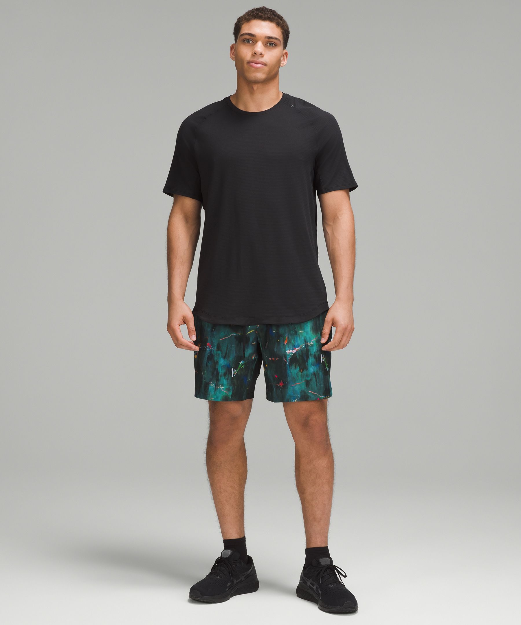 Lululemon Athletica Men's T.H.E. Short 7 in Lined Sz XXL (Black) at   Men's Clothing store