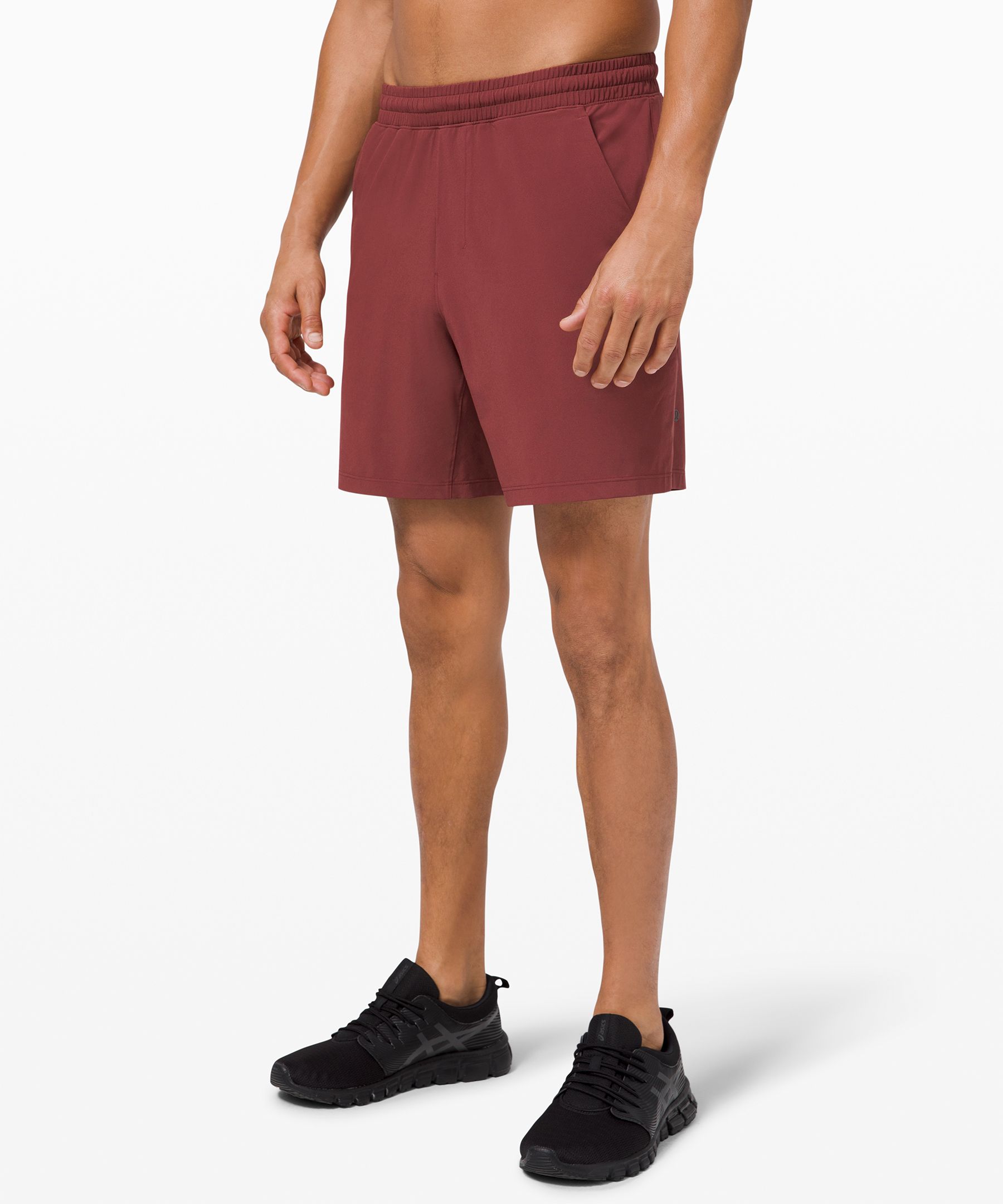 Lululemon Pace Breaker Short 7 *linerless In Burgundy