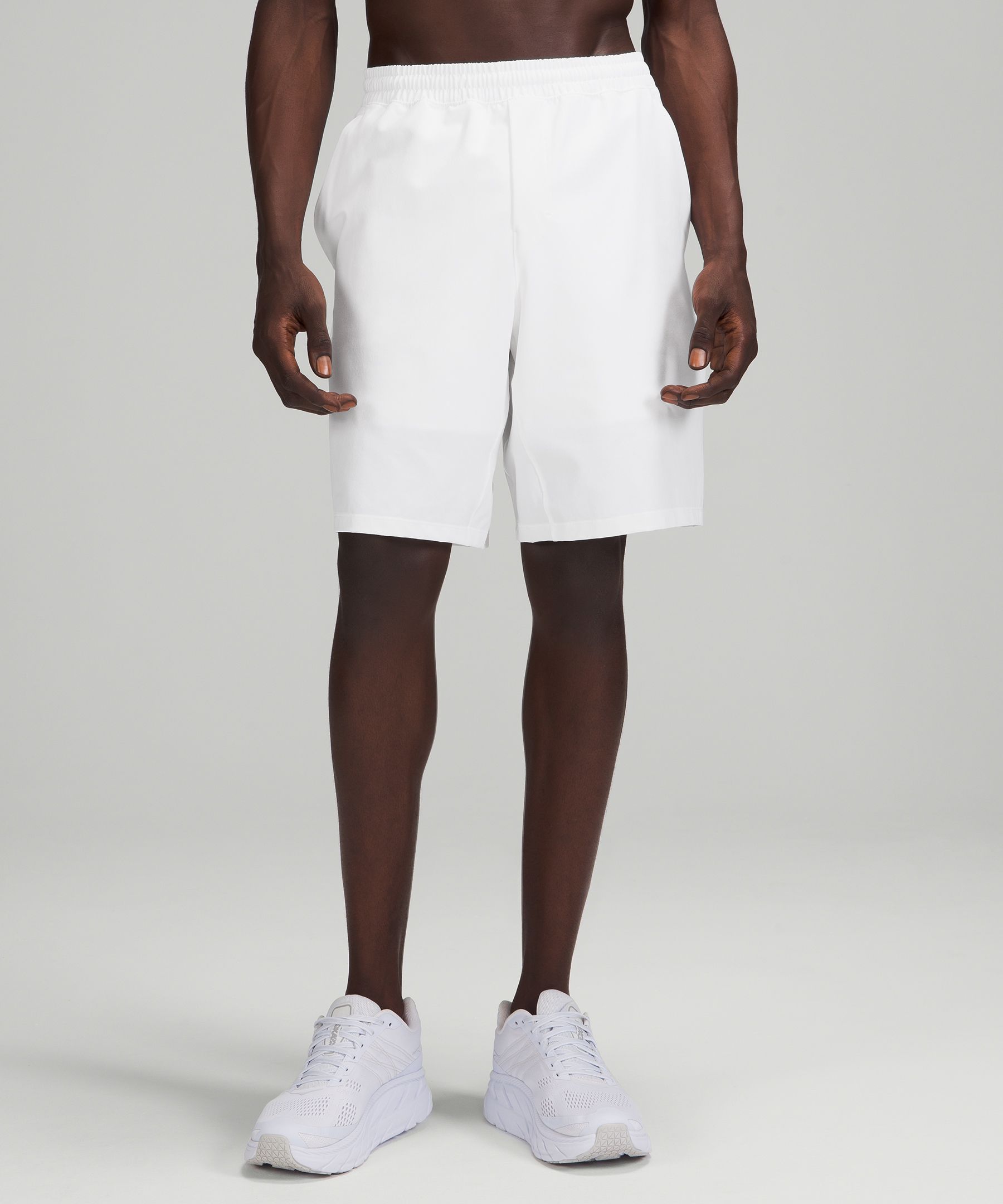 Lululemon Pace Breaker Lined Shorts 9" In White