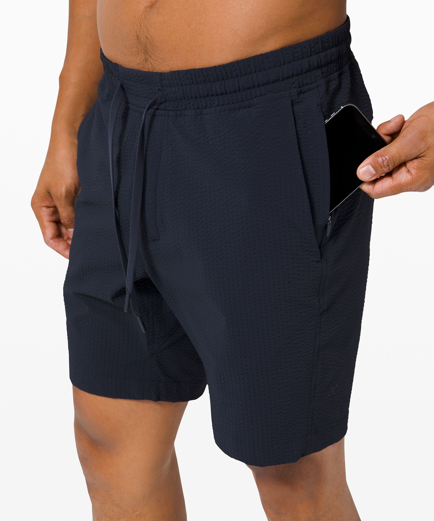 grey bowling shorts