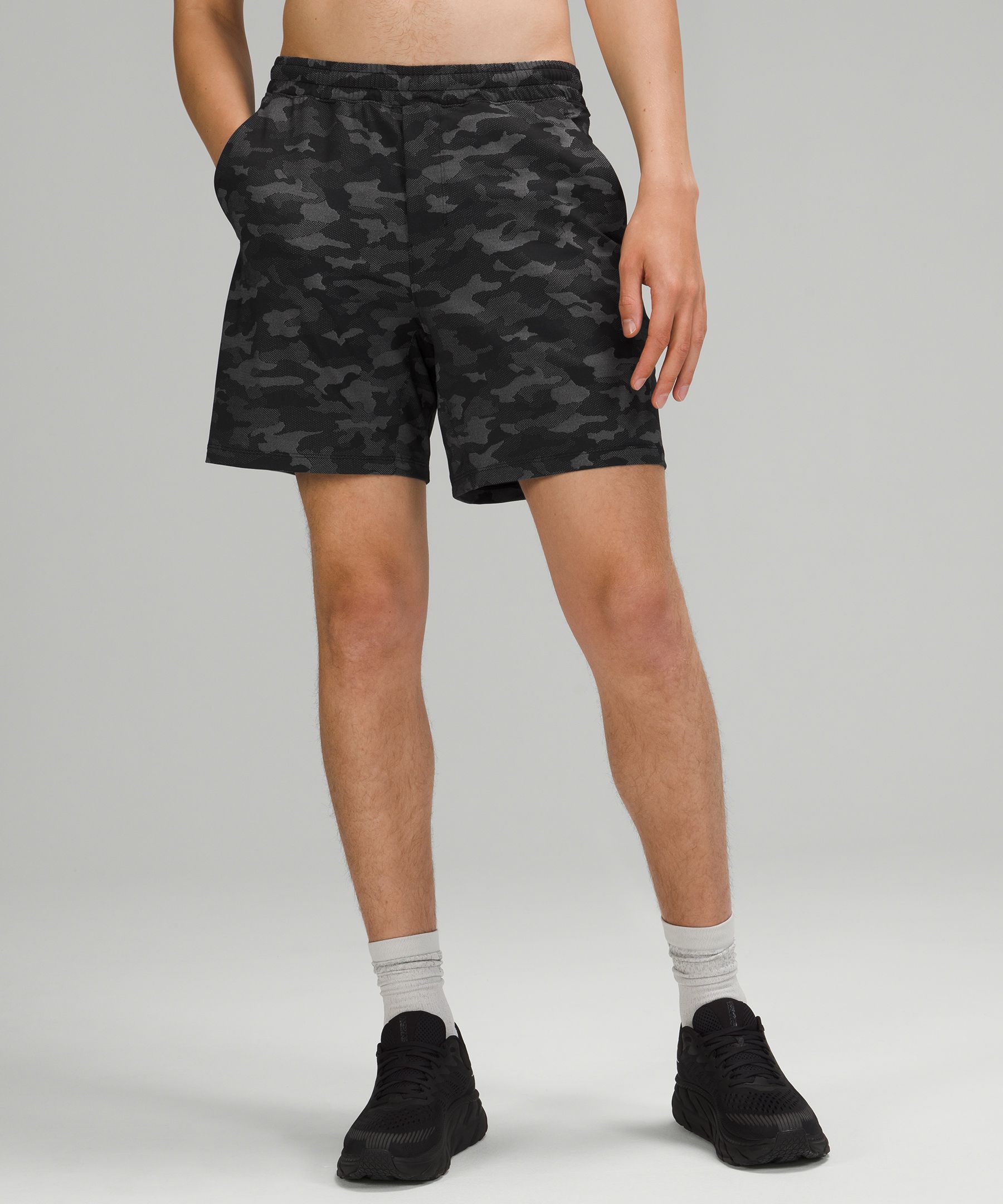 mens camo lululemon shorts