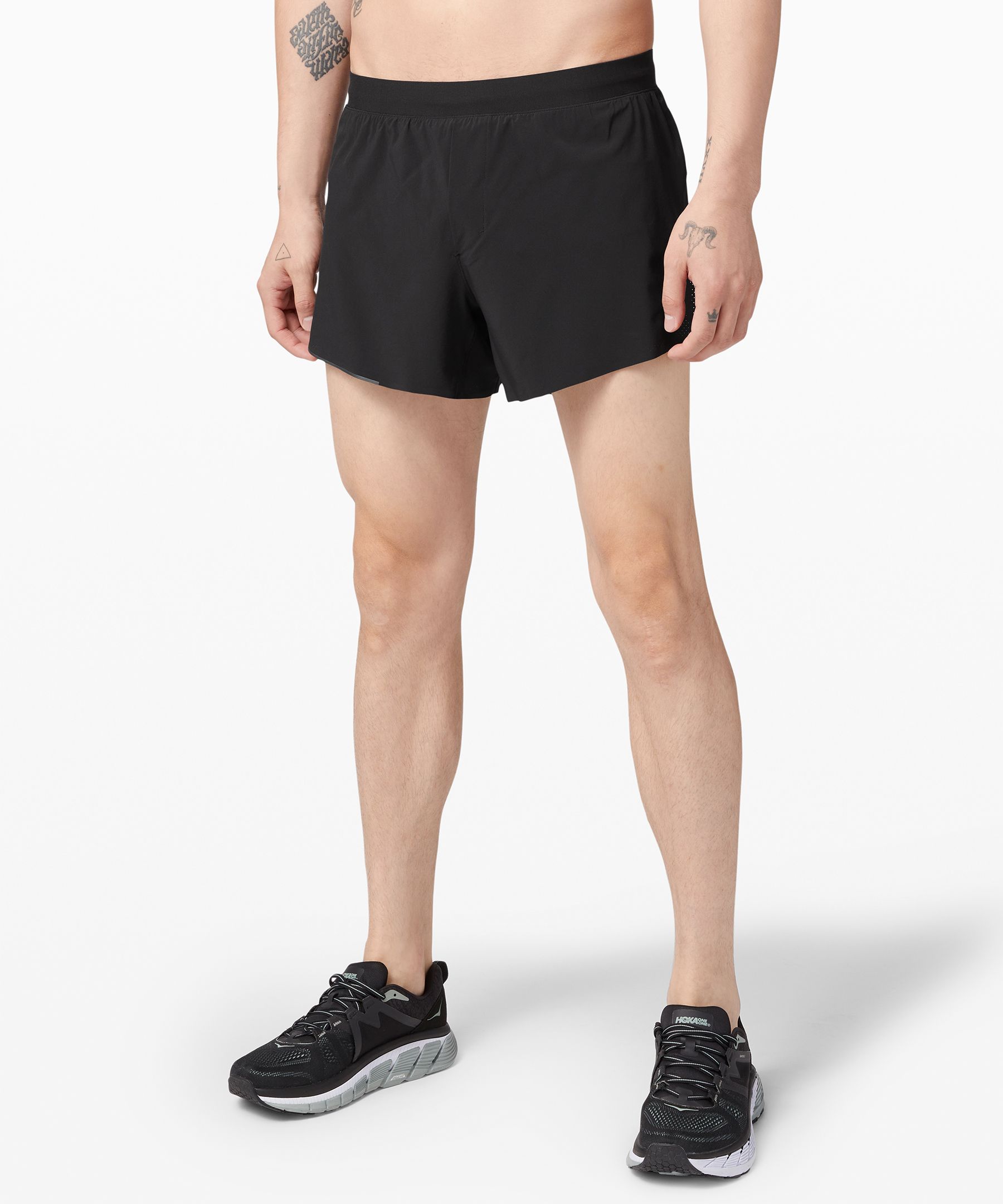 lululemon perforated shorts