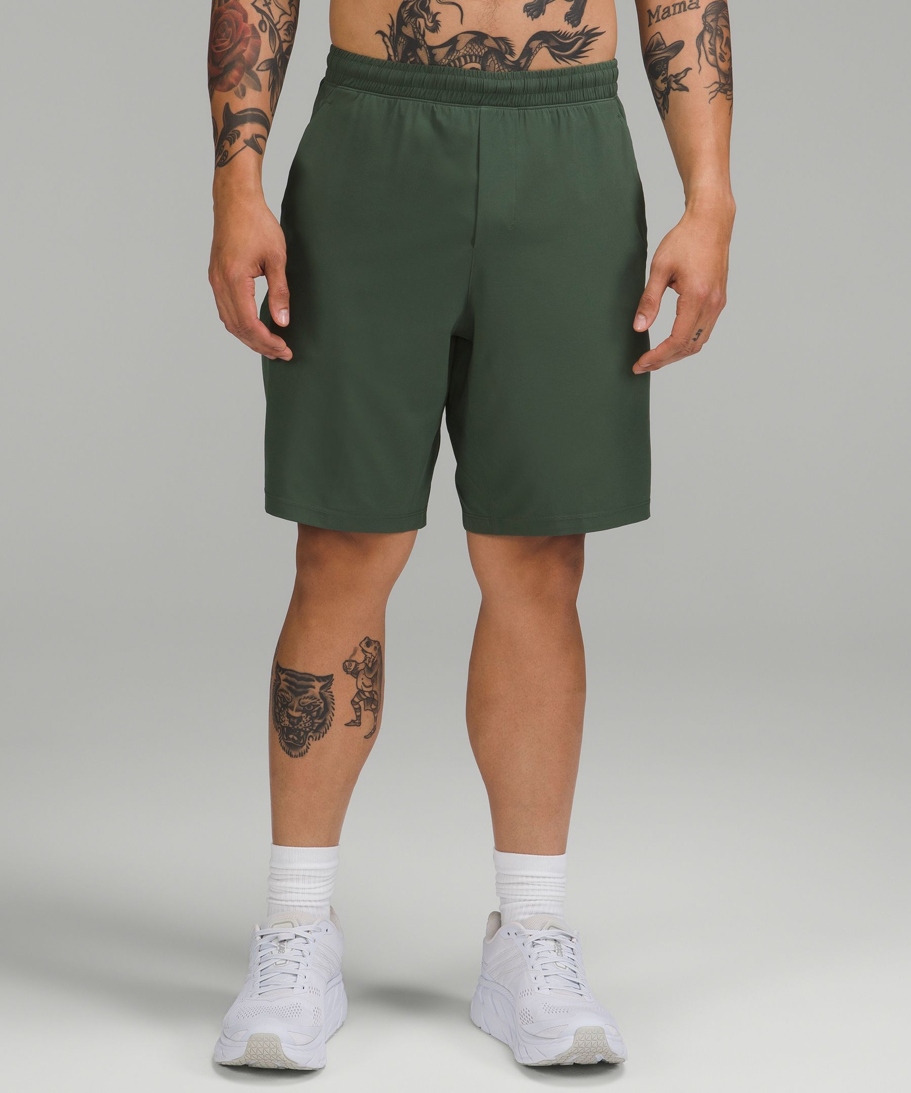 Lululemon Pace Breaker Lined Shorts 9" In Smoked Spruce
